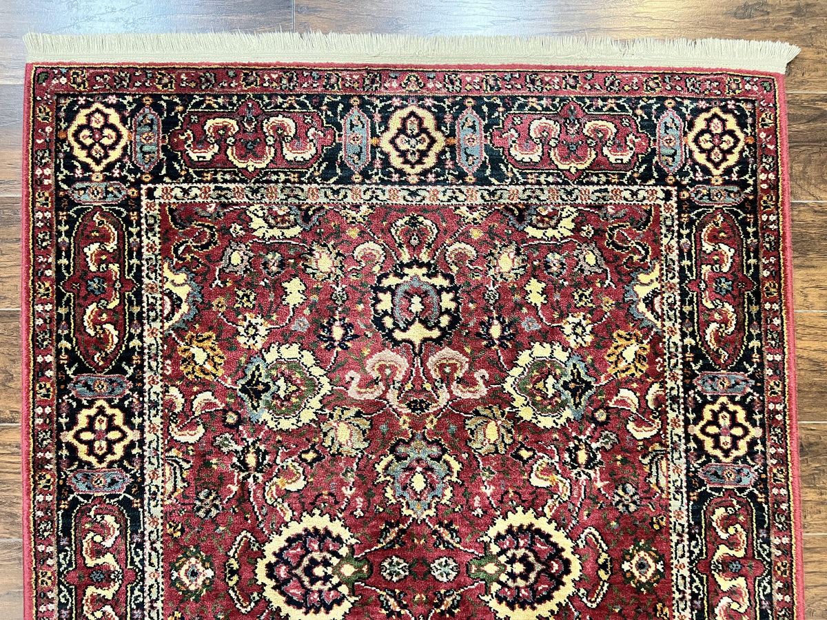 Karastan Rug 4x6, Williamsburg Herati 558, Wool Karastan Carpet, Vint