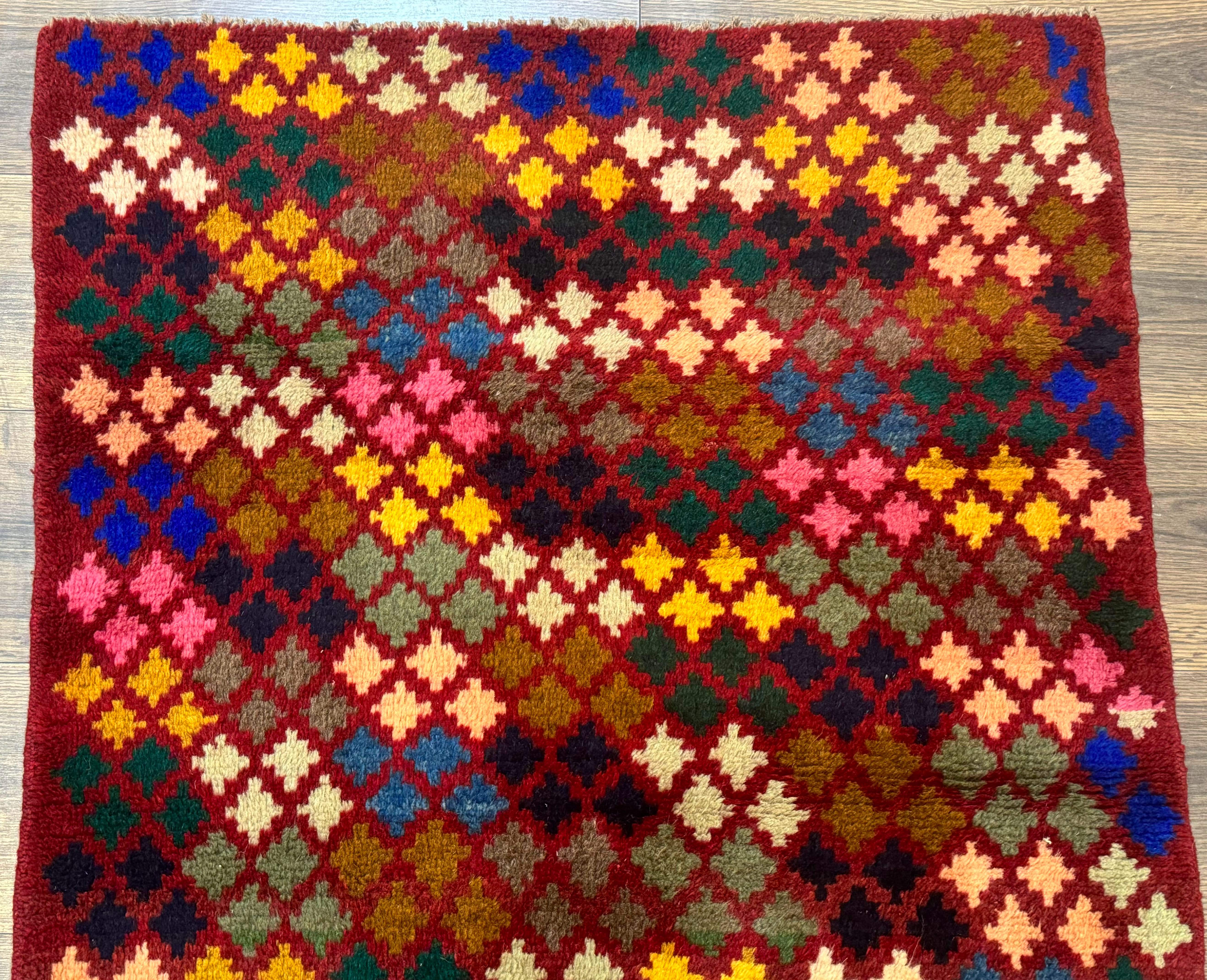 Afghan Balouch Rug 3x5, Multicolor - Jewel Rugs