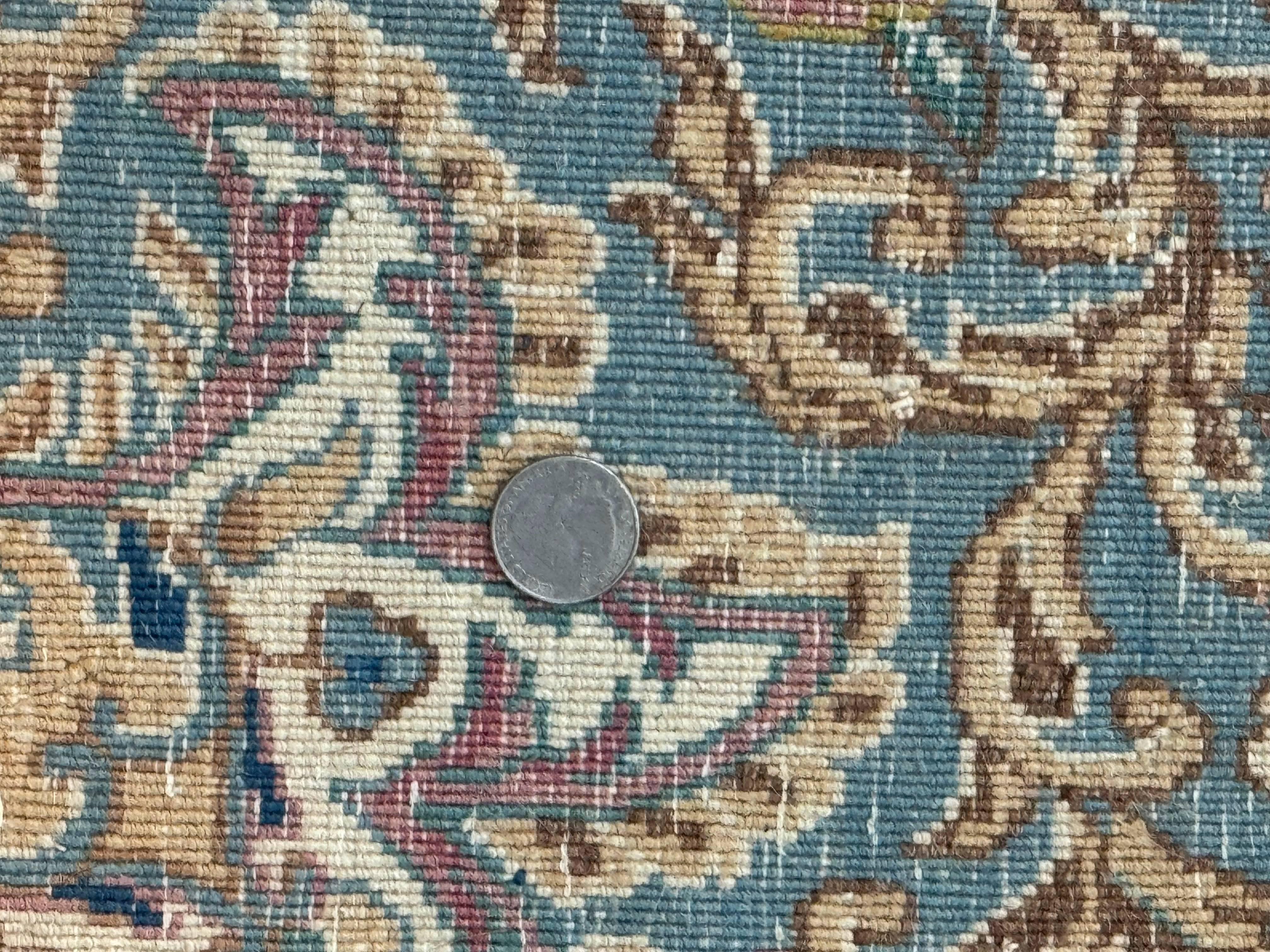 Persian Kerman Rug 10x15, Pastel Colors - Jewel Rugs