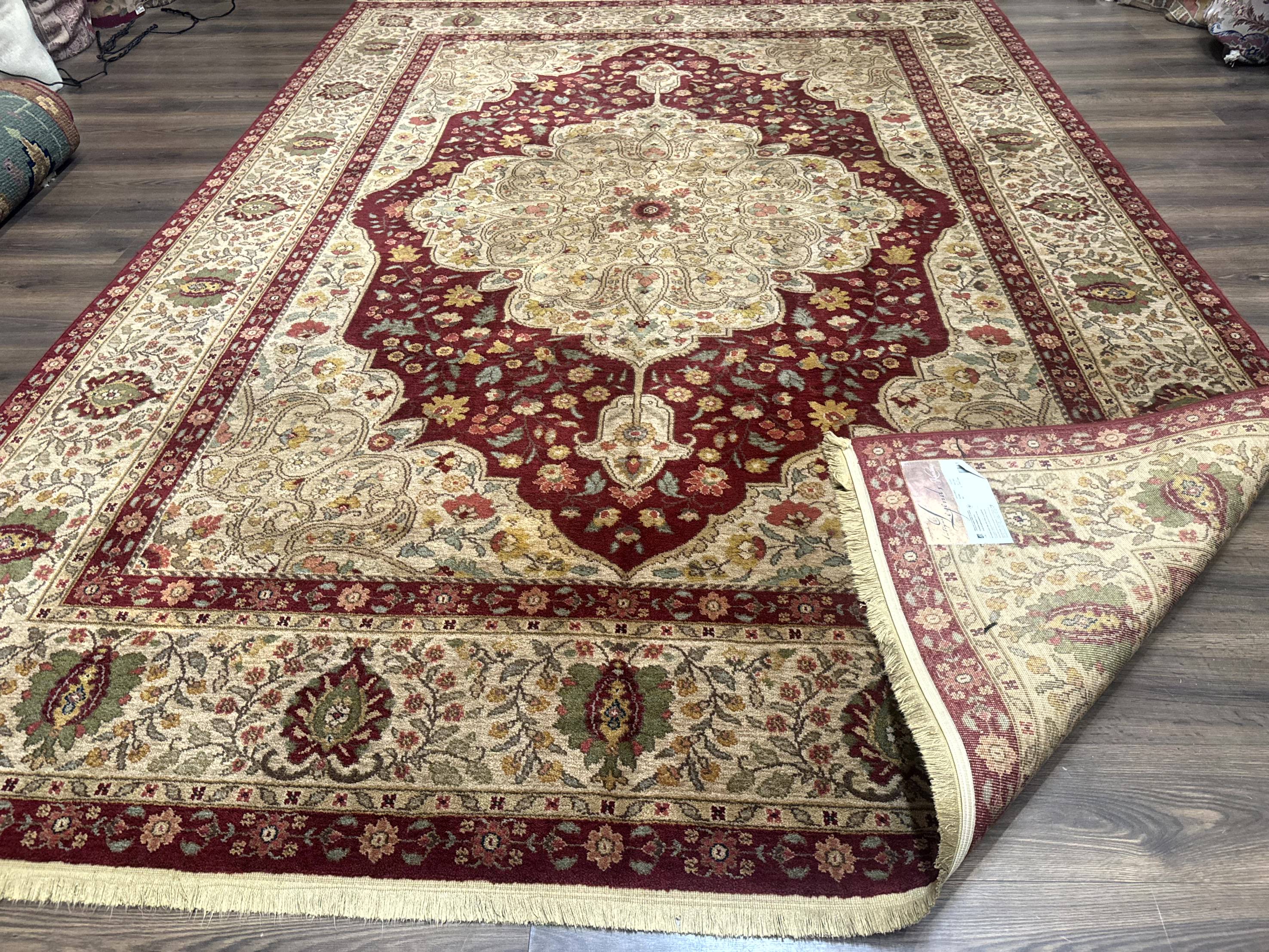 Karastan Rug 8.8 x 12, Antique Legends Royal Tabriz, Wool Pile, Vintage, Rare Design - Jewel Rugs