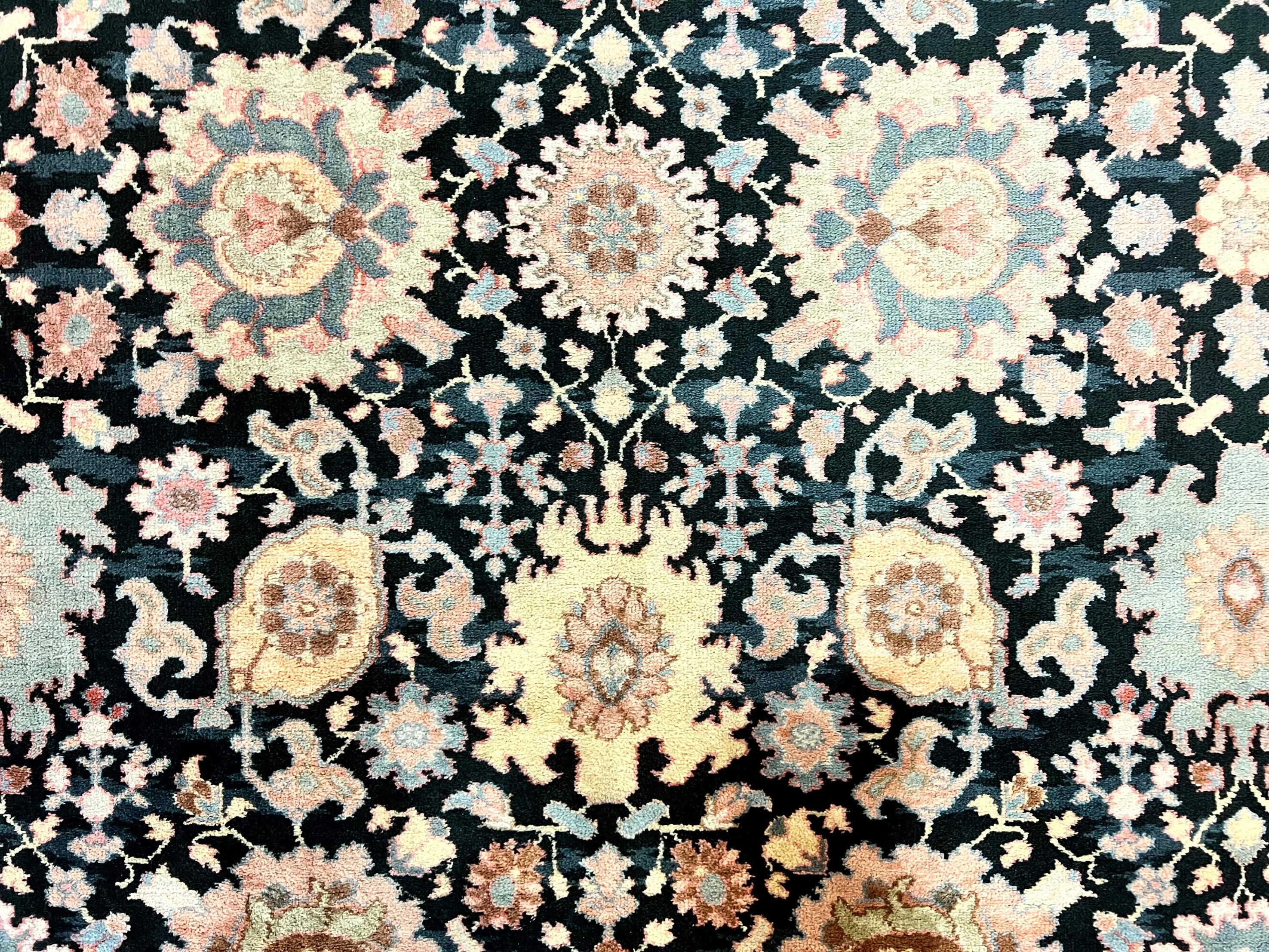 Karastan Rug 10x14, Karastan Williamsburg Kurdish Pattern 559, Wool Pile Vintage Karastan Carpet, Discontinued, Room Sized Area Rug - Jewel Rugs