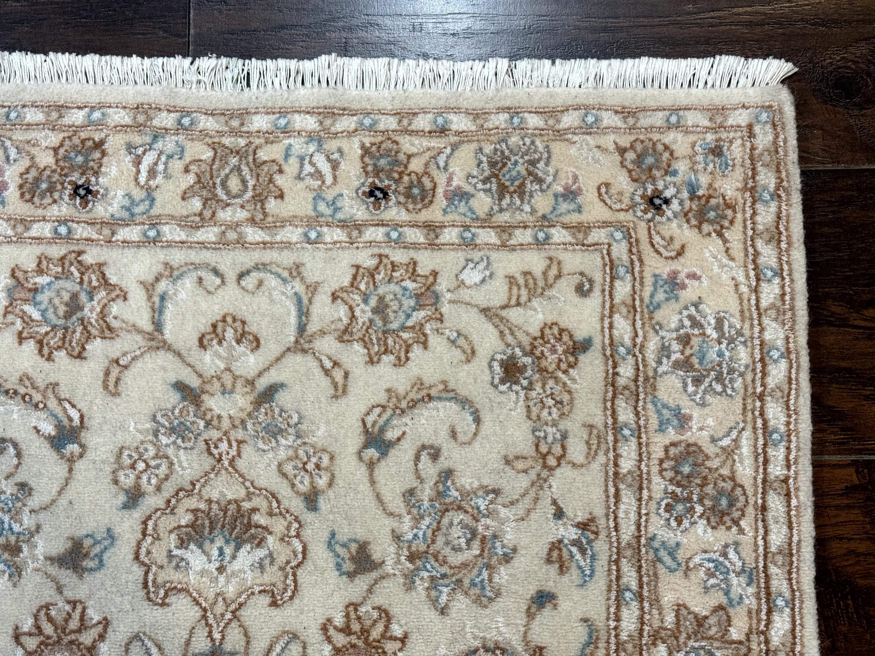 Small Persian Tabriz Rug 2.6 x 3.8, Vintage, Wool and Silk Highlights, Fine 225 KPSI - Jewel Rugs
