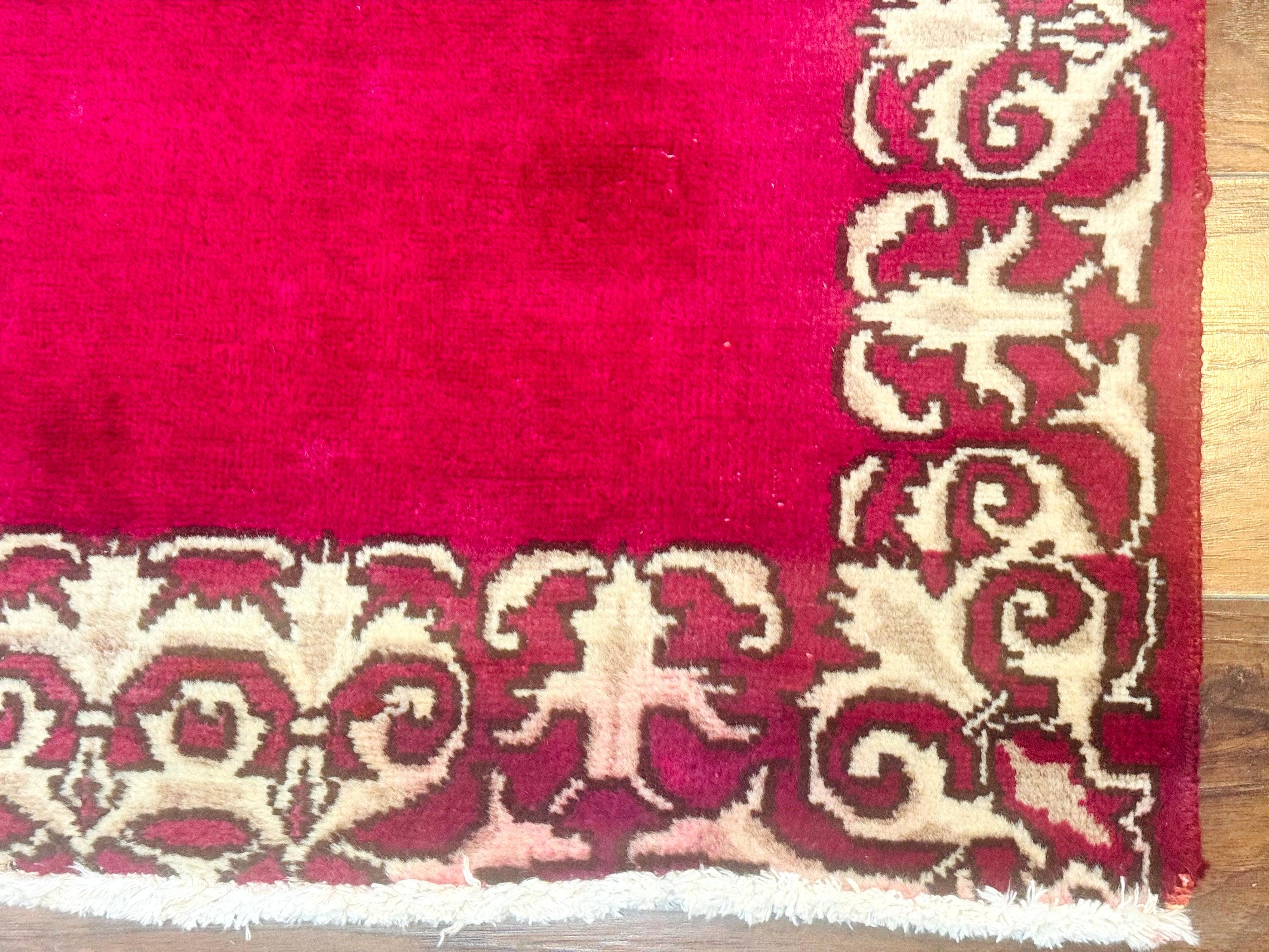 Red Persian Kerman Runner Rug 3x16 - Jewel Rugs