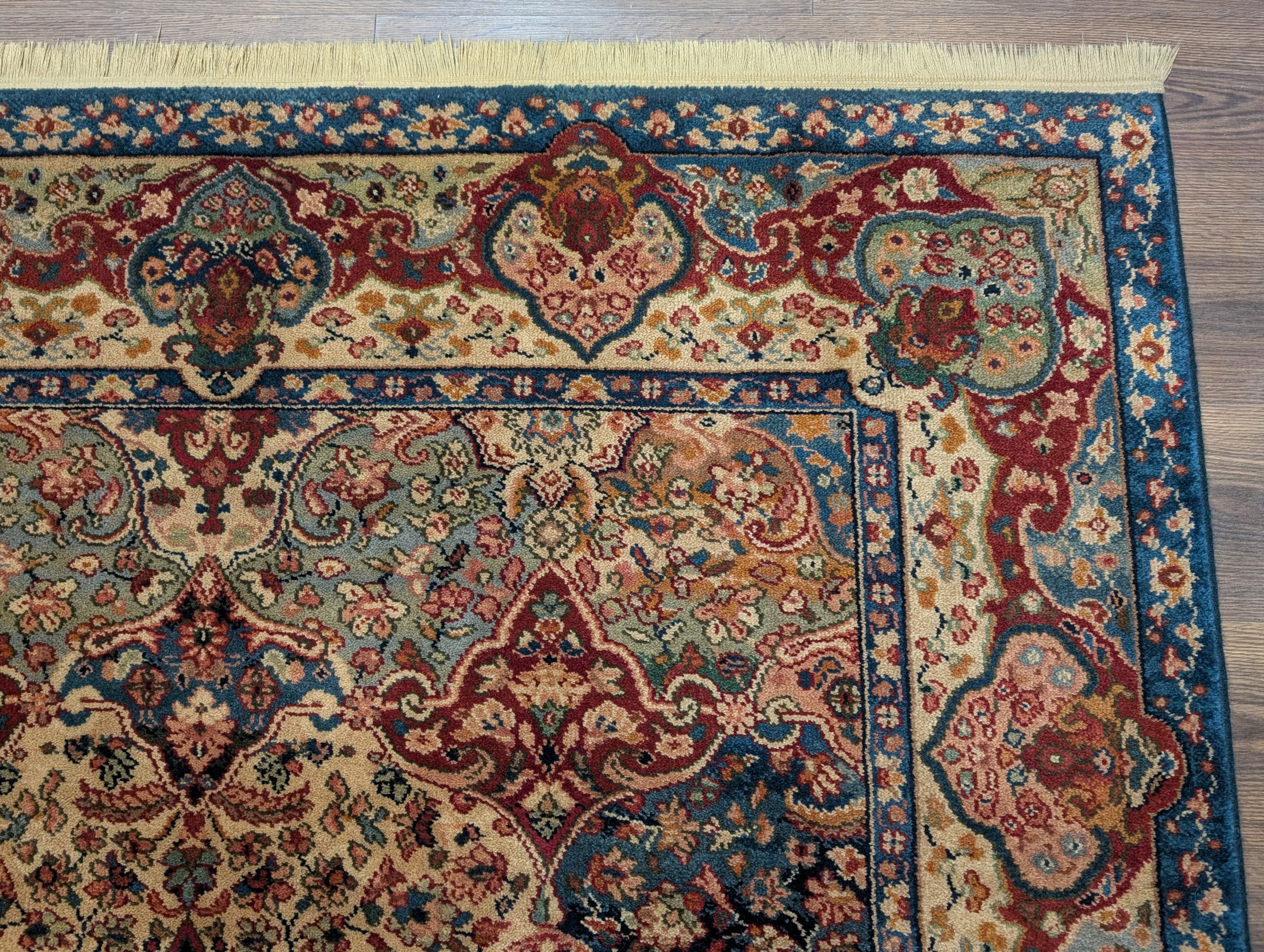 Karastan Rug 5.9 x 9, Samovar Teawash Kirman Panel #900-902, Wool Pile Vintage, Rare - Jewel Rugs
