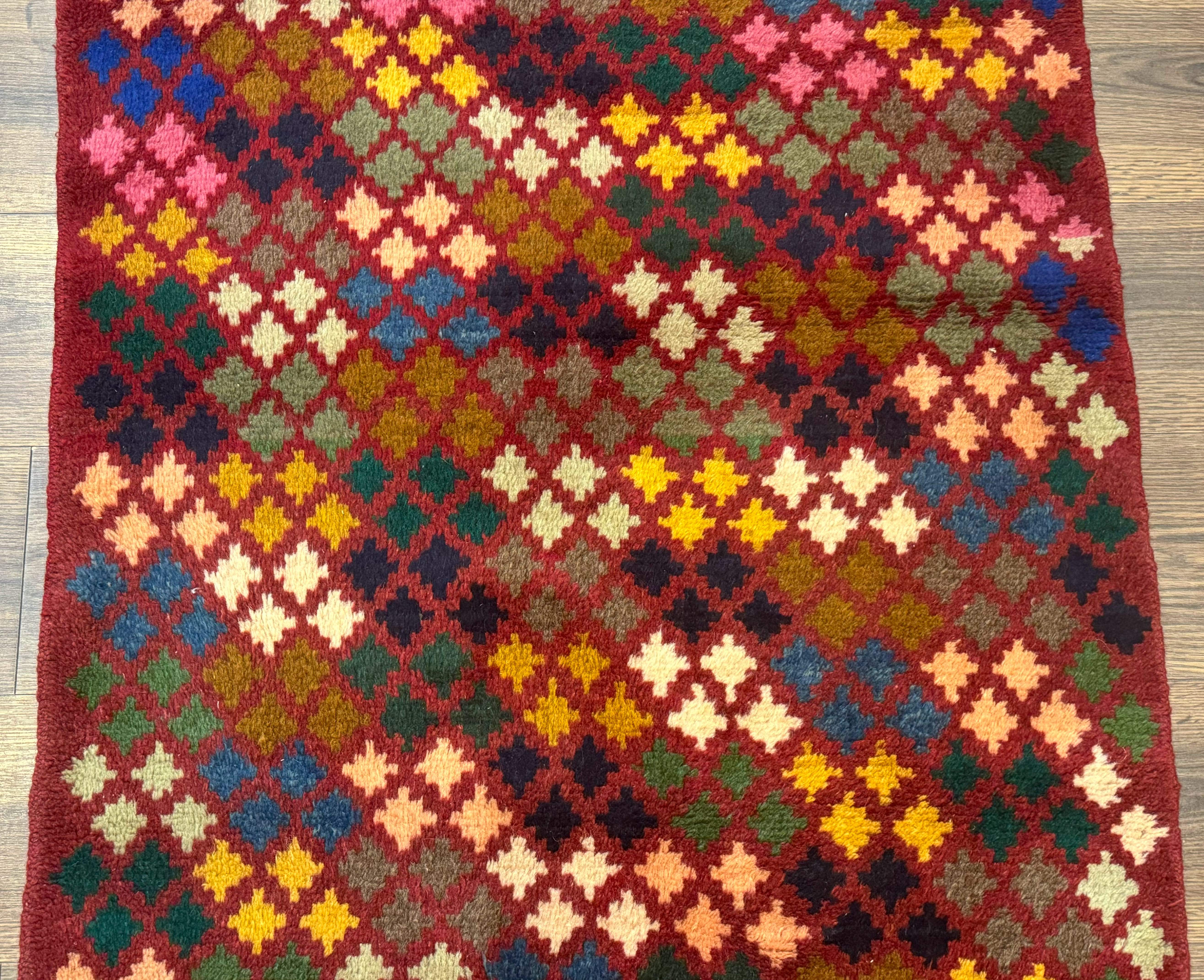 Afghan Balouch Rug 3x5, Multicolor - Jewel Rugs