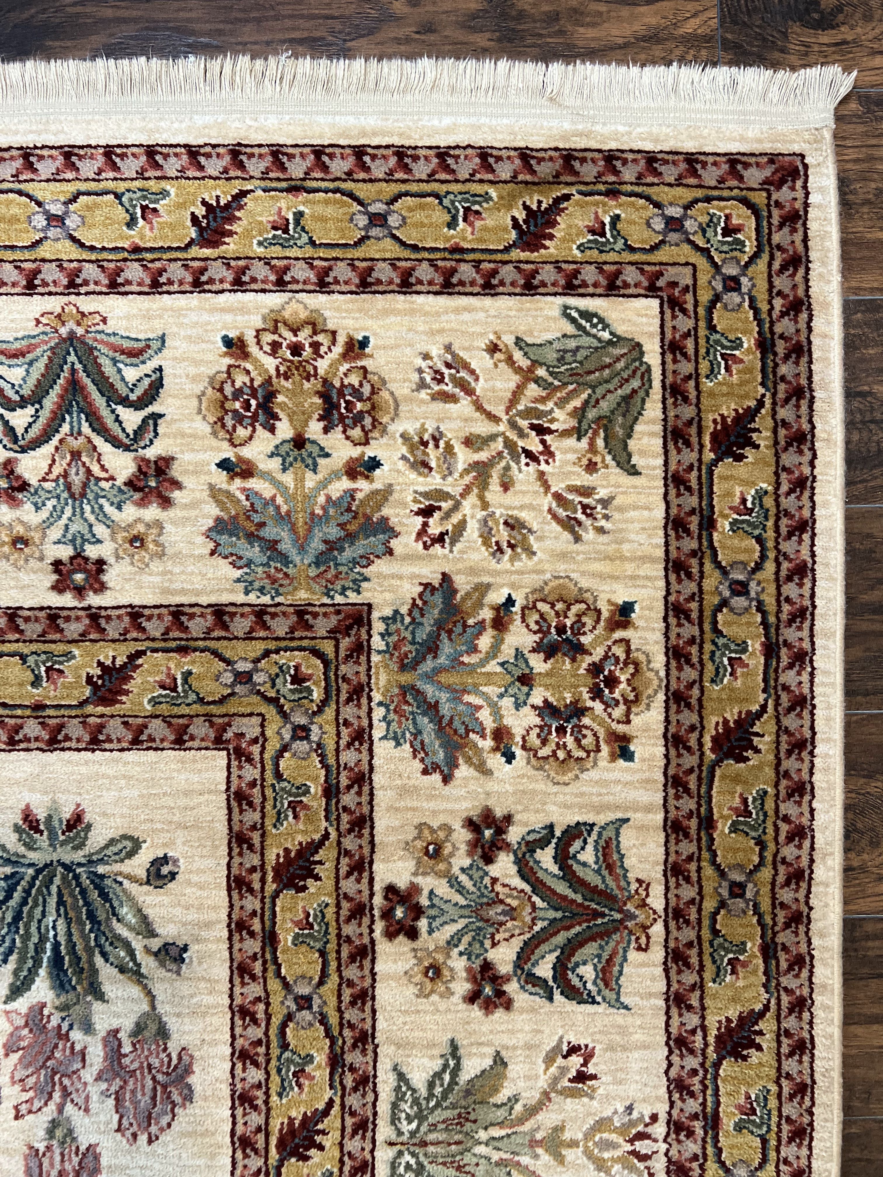 Karastan Rug 8.8 x 12, Ashara Amritsar #549, Oatmeal Color, Wool Pile Karastan Carpet, Discontinued Karastan Area Rug, Decorative - Jewel Rugs