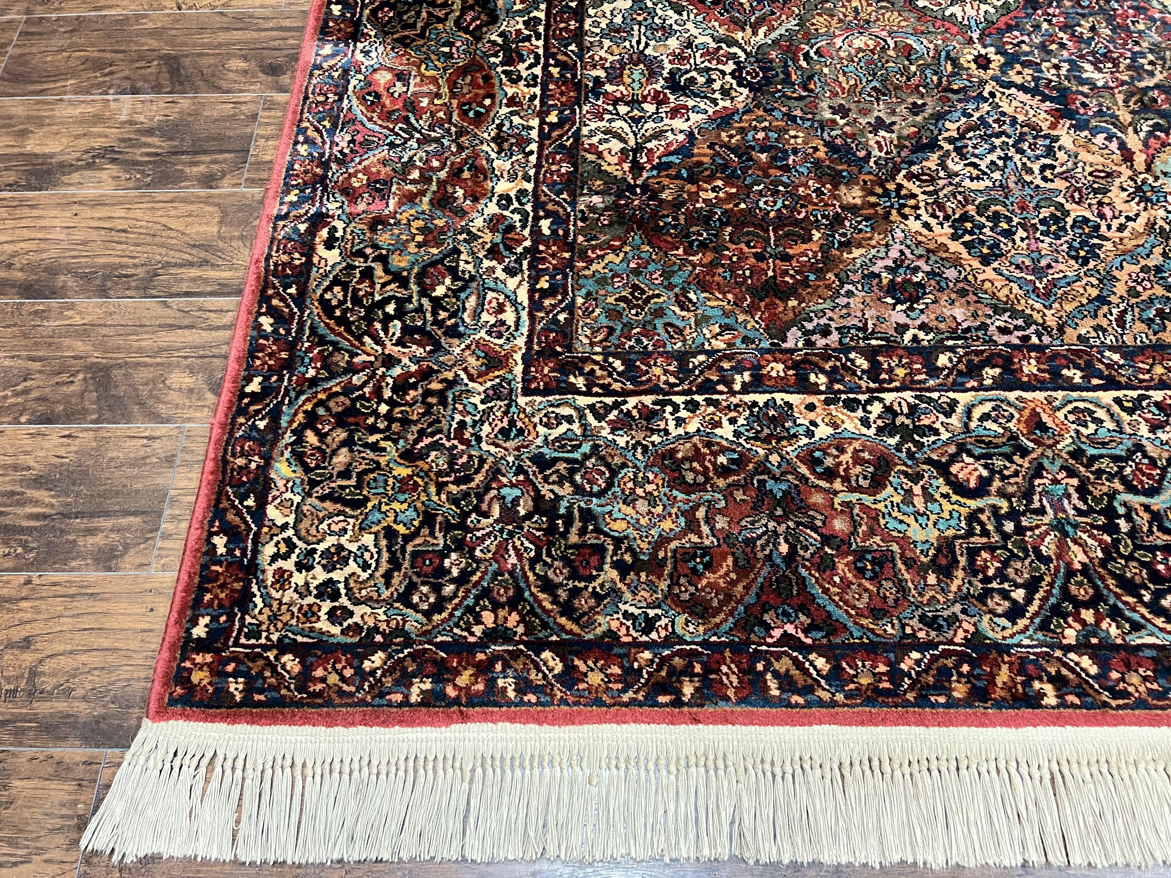 Karastan Multicolor Panel Kirman Rug #717, Wool Karastan Rug 12 x 16, Extra Large Karastan Area Rug, Original Karastan Collection 700 Series - Jewel Rugs