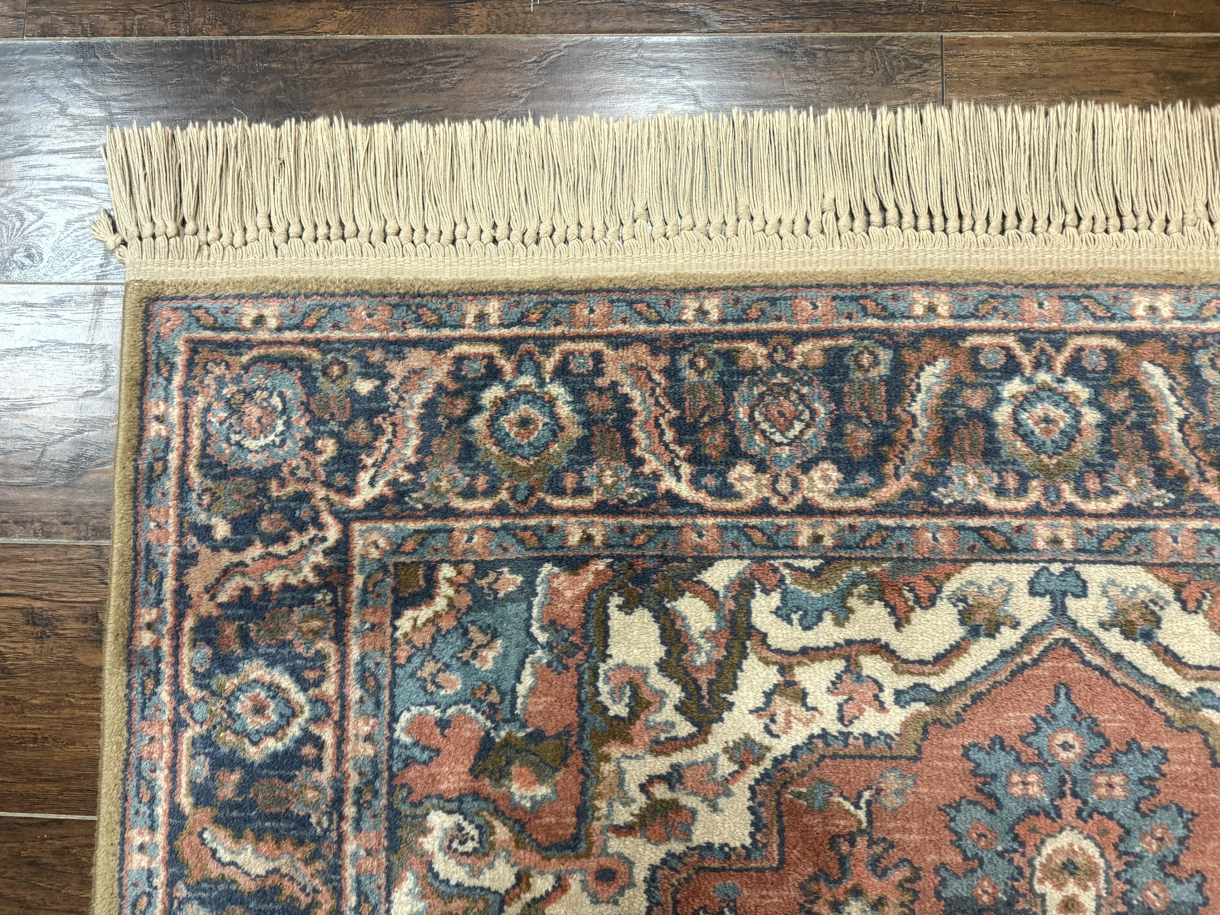 Karastan Rug 4x6, Vintage Karastan #744 Antique Serapi Pattern, Wool Pile, Original 700 Series Karastan Carpet - Jewel Rugs