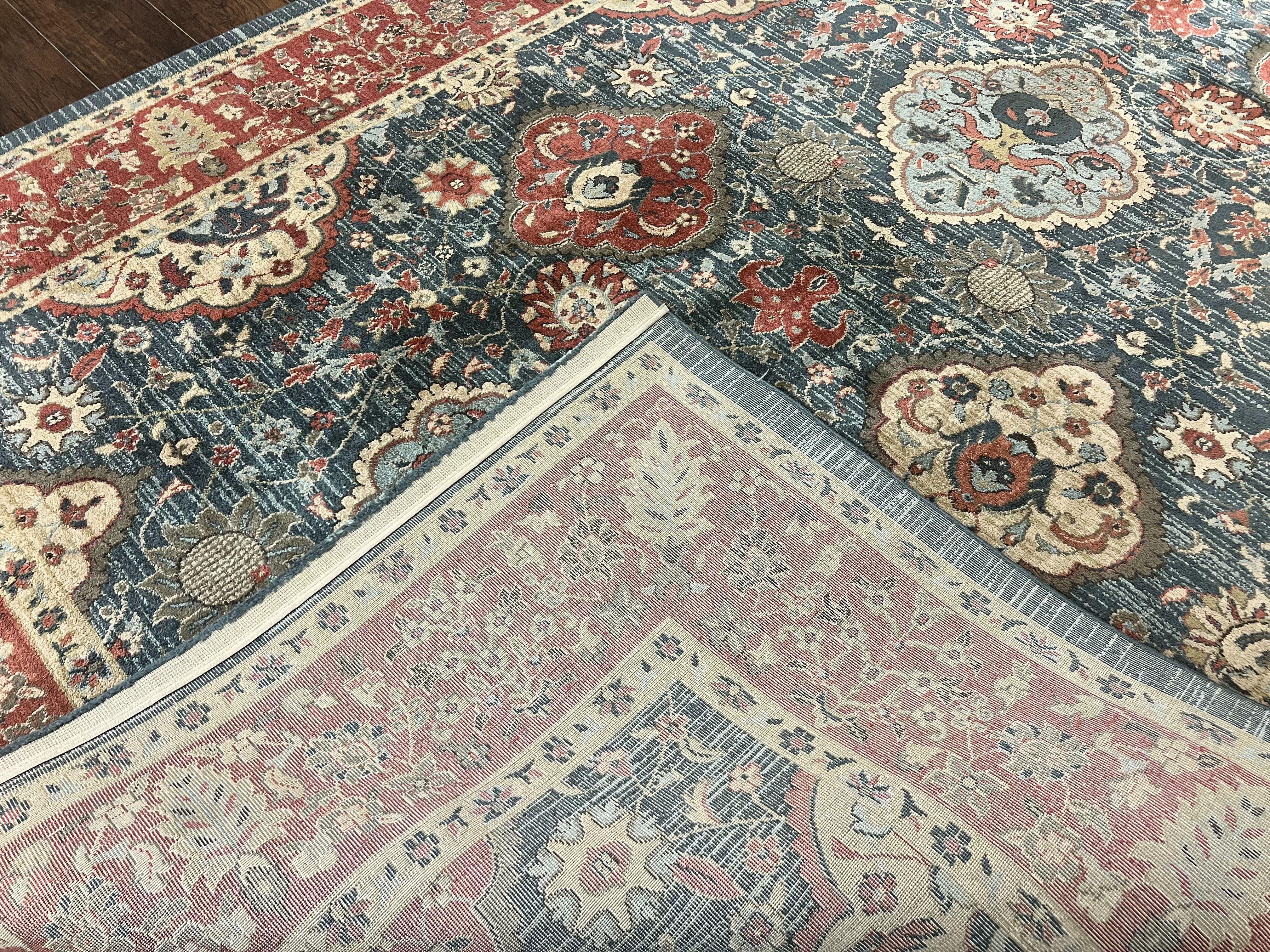 Safavieh Rug 8x11, Mahal Persian Carpet, Navy Red - Jewel Rugs