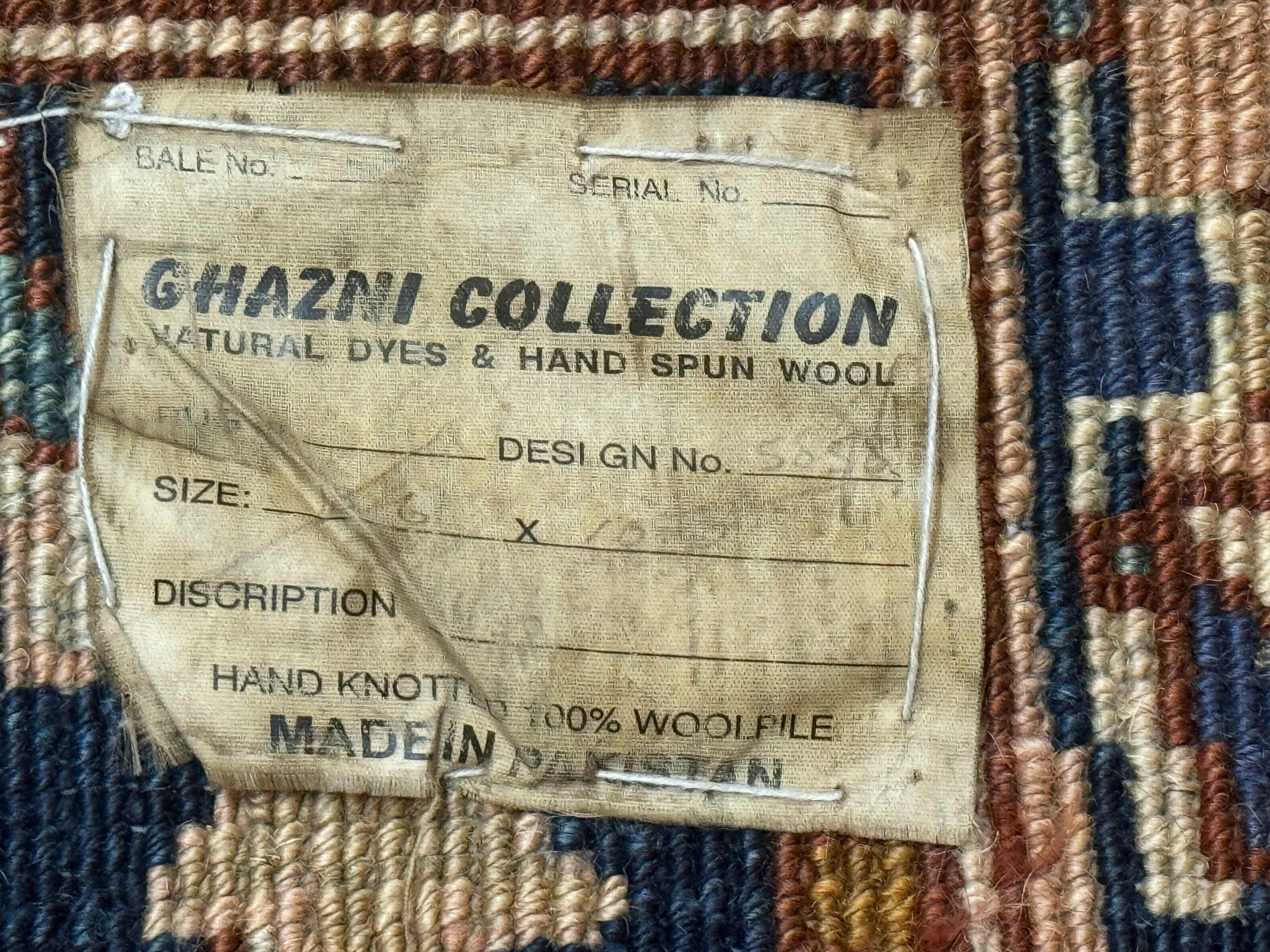 Pak Persian Bidjar Rug 10x13, Midnight Blue and Tan Pakistani Carpet - Jewel Rugs