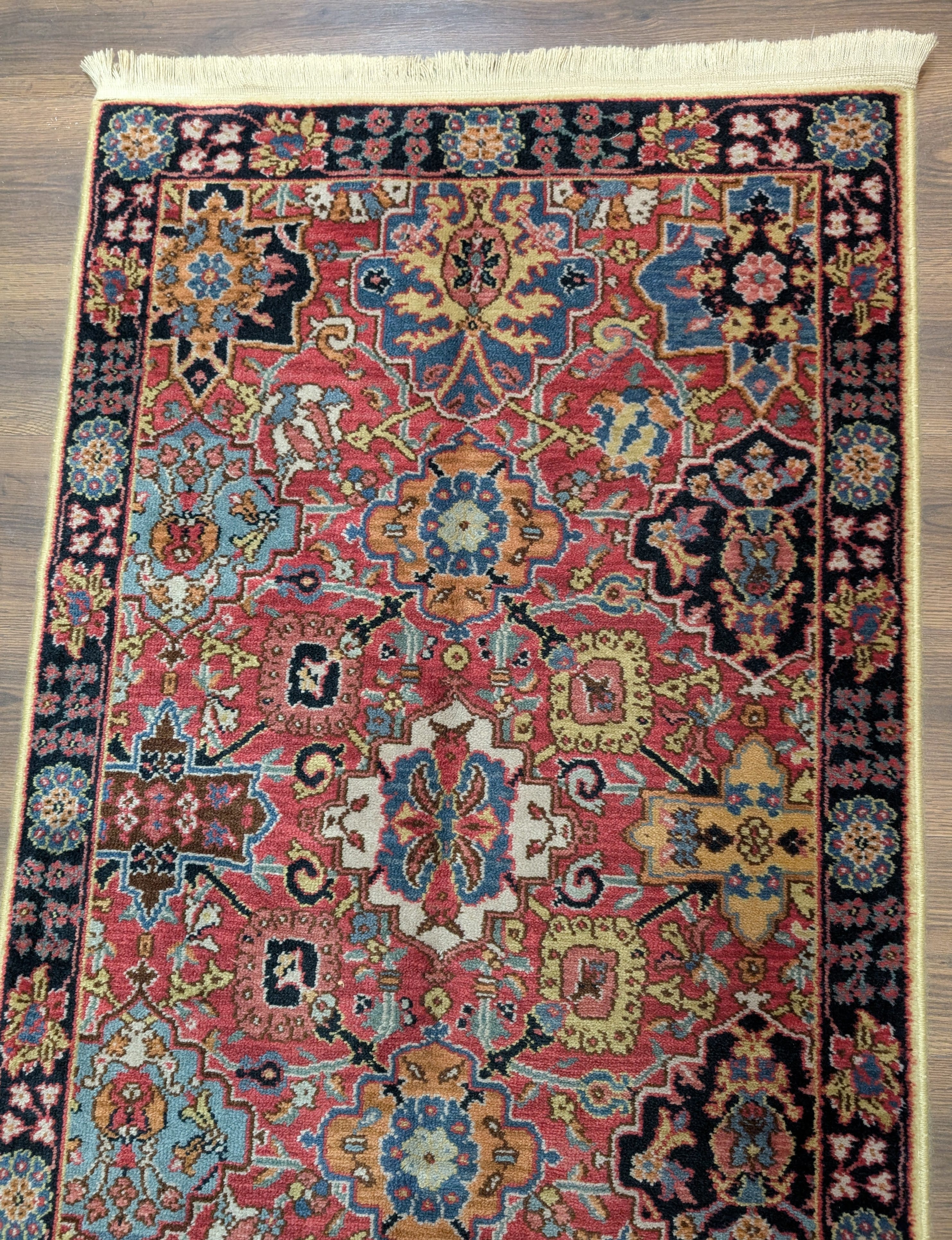 Karastan Rug 3x5, Williamsburg Kirman Vase #557, Vintage Discontinued Wool Carpet - Jewel Rugs
