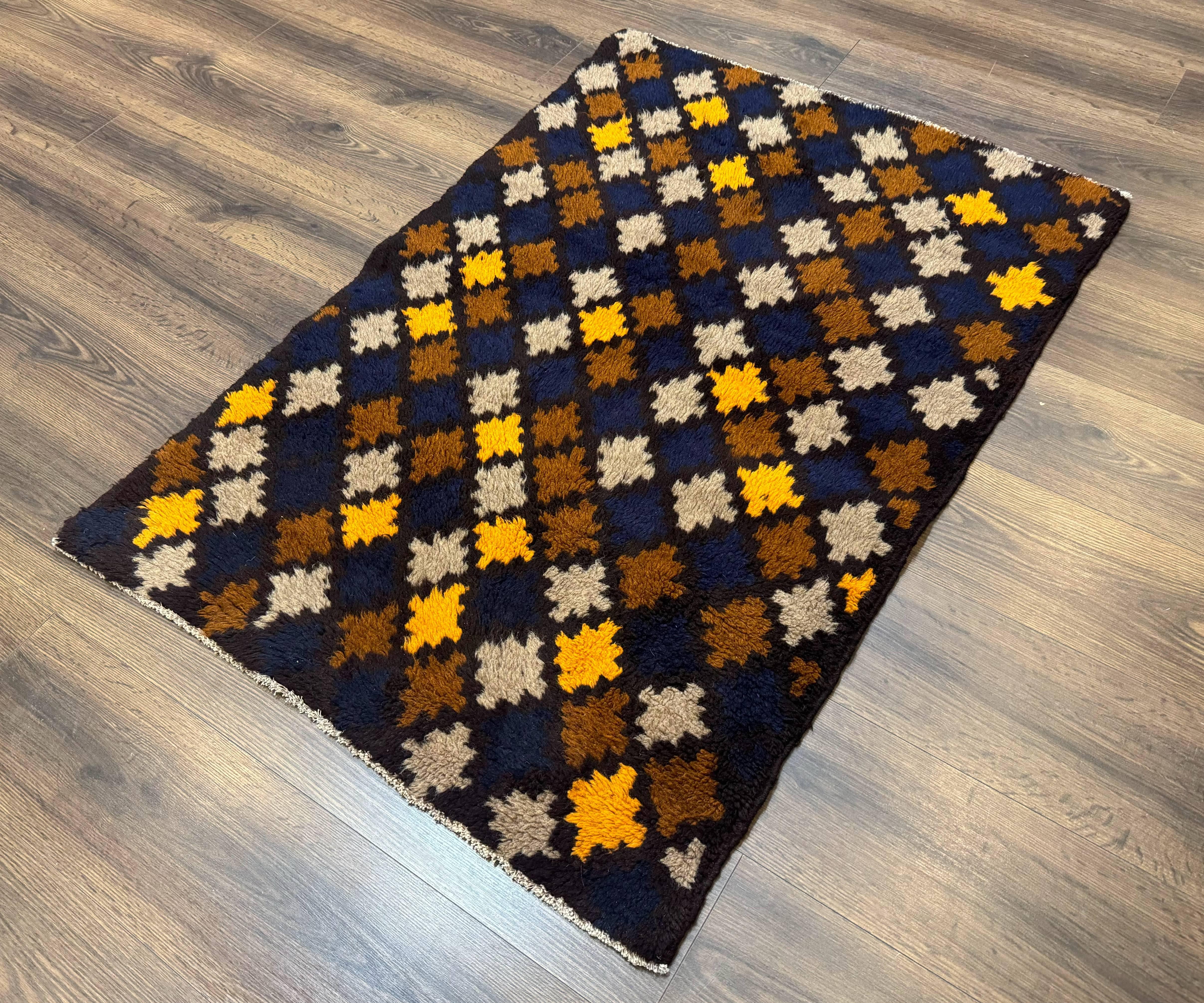 Balouch Rug 3x4, Afghan Rug, Tribal Rug, Multicolor - Jewel Rugs