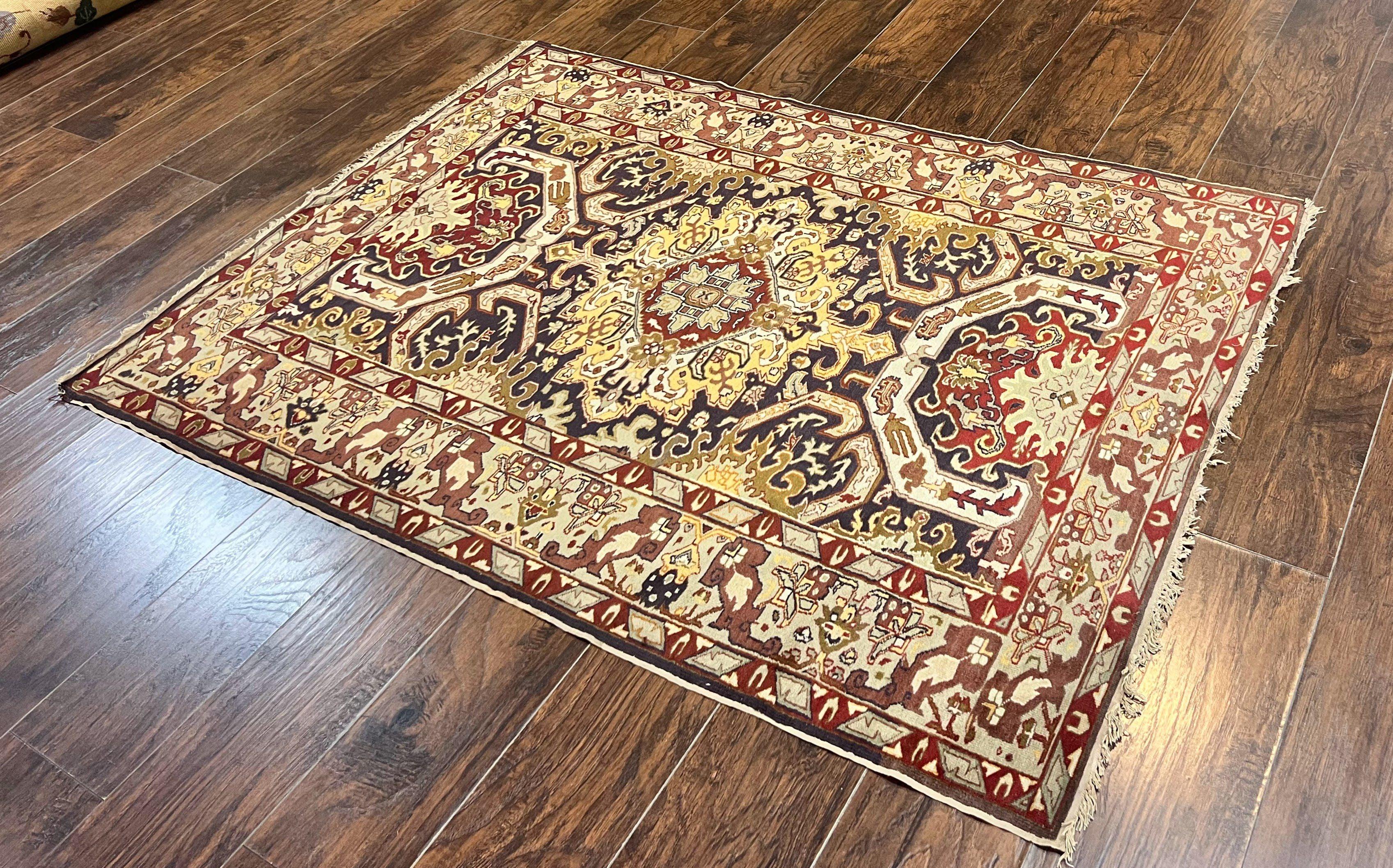 Antique Caucasian Rug, Kuba Seychour Rug, Handmade Wool Oriental Carpet, Azerbaijan Rug - Jewel Rugs