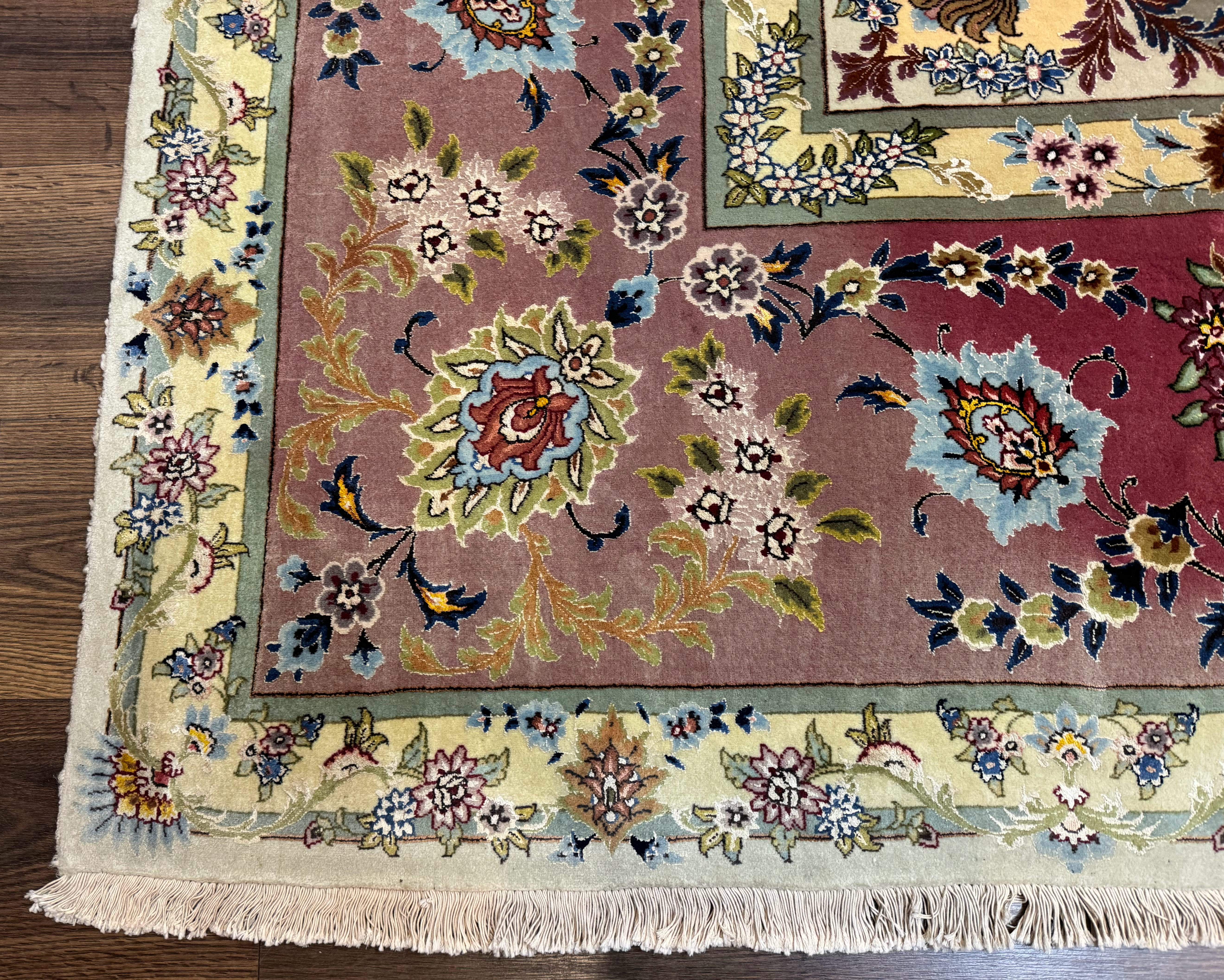 Marvelous Persian Tabriz Rug 10x13, Very Fine 380 KPSI - Jewel Rugs