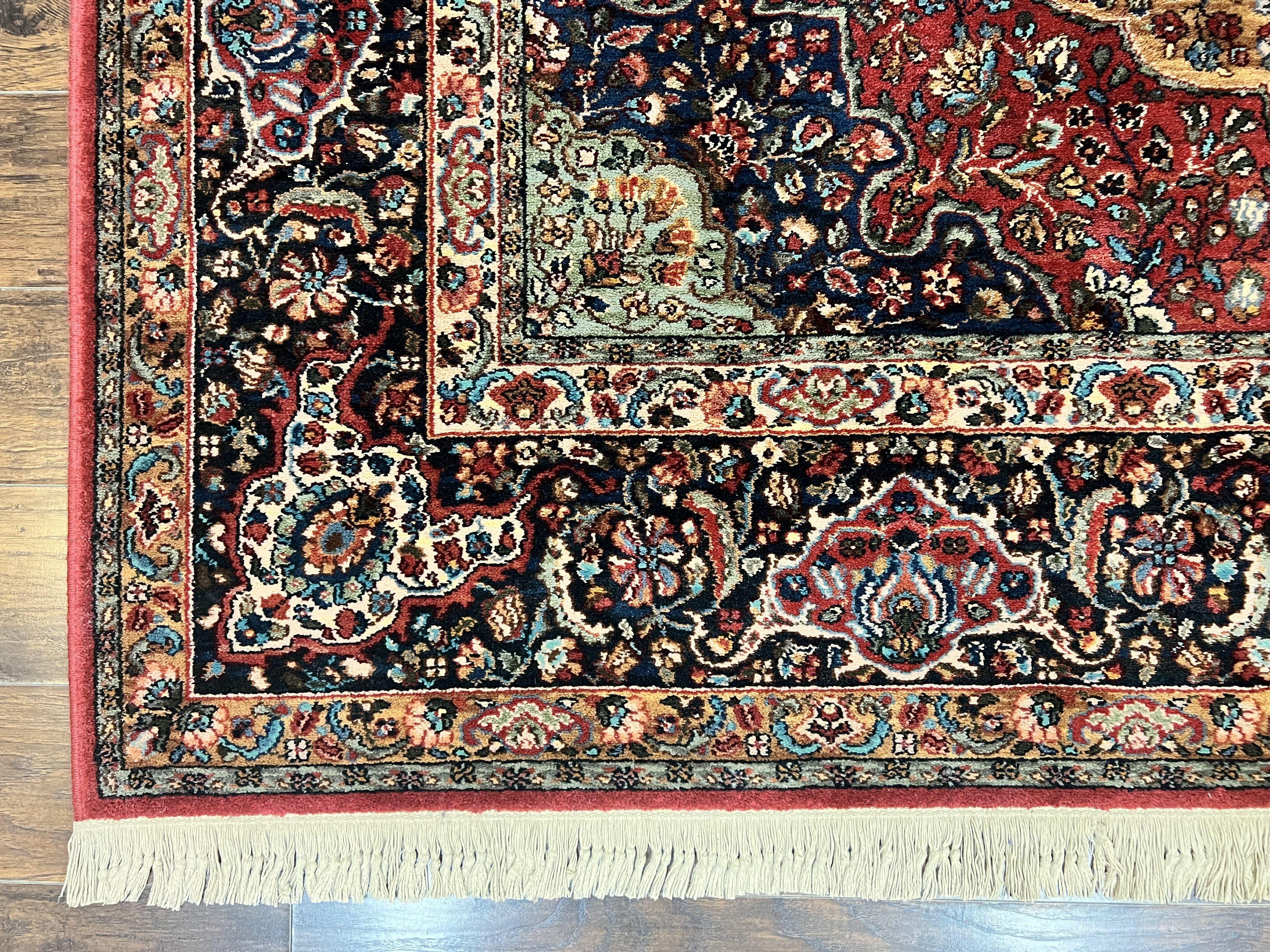Karastan Rug 8.8 x 12 Medallion Kirman #700/718, Original Karastan Collection 700 Series, Discontinued Karastan Carpet Vintage Wool Karastan - Jewel Rugs