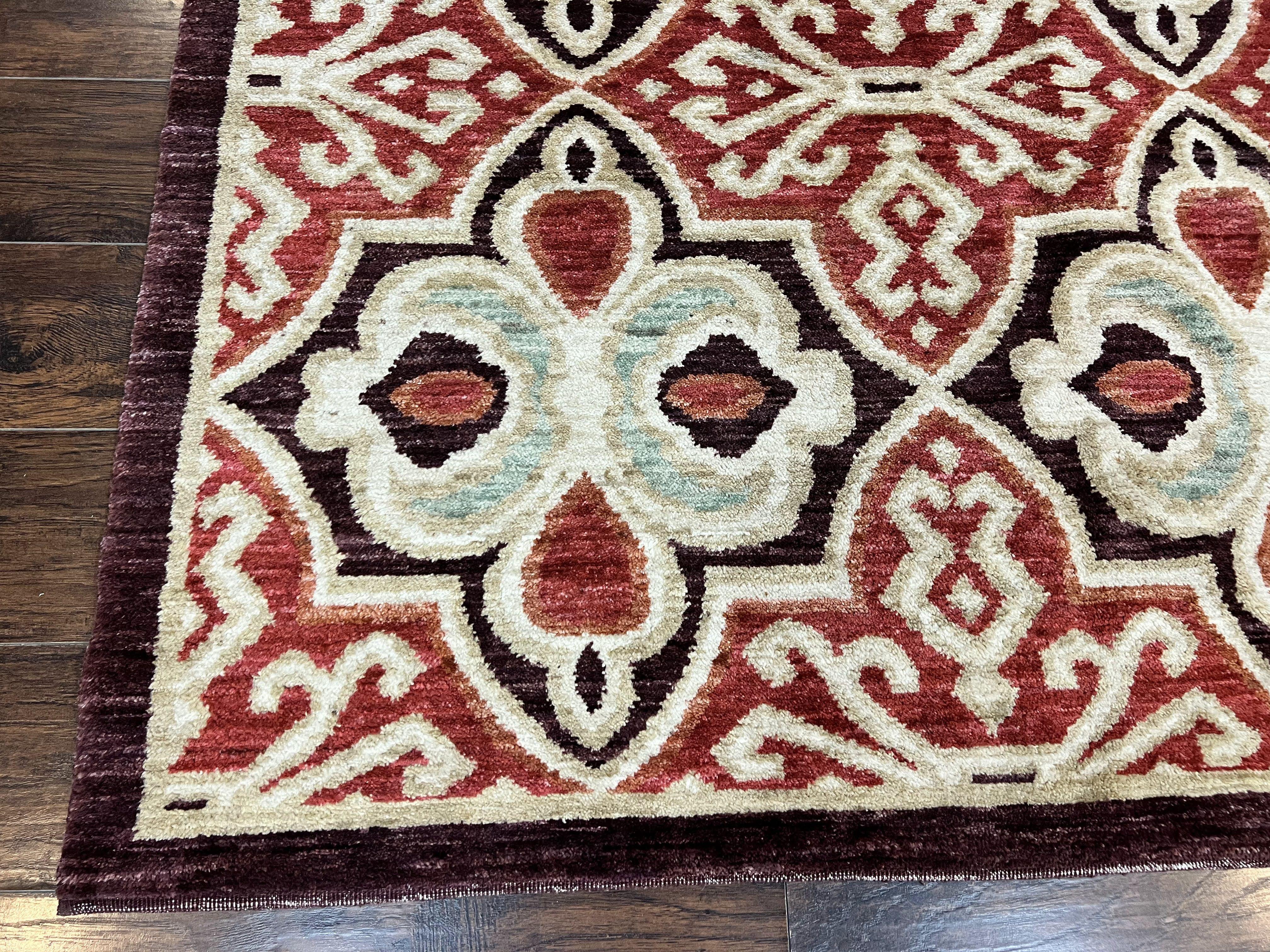 Portuguese Rug 9x12, Vintage Carpet, Handmade Wool Rug - Jewel Rugs