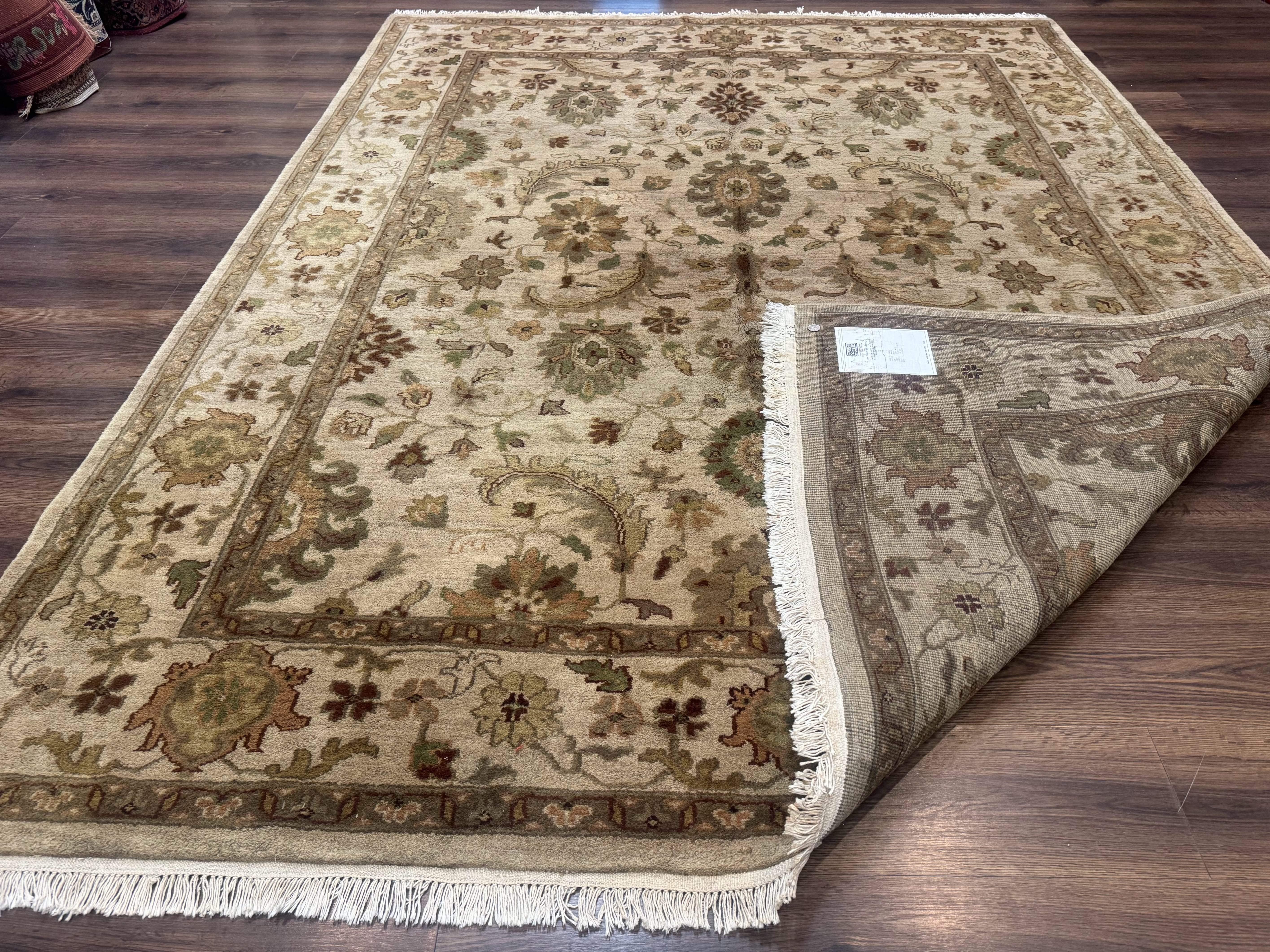 Indo Persian Mahal Rug 8x10 – Hand-Knotted Wool Carpet - Jewel Rugs