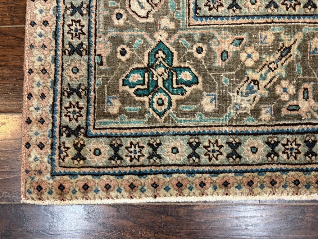 Antique Persian Tabriz Rug 8x11, Unique Colors and Design - Jewel Rugs