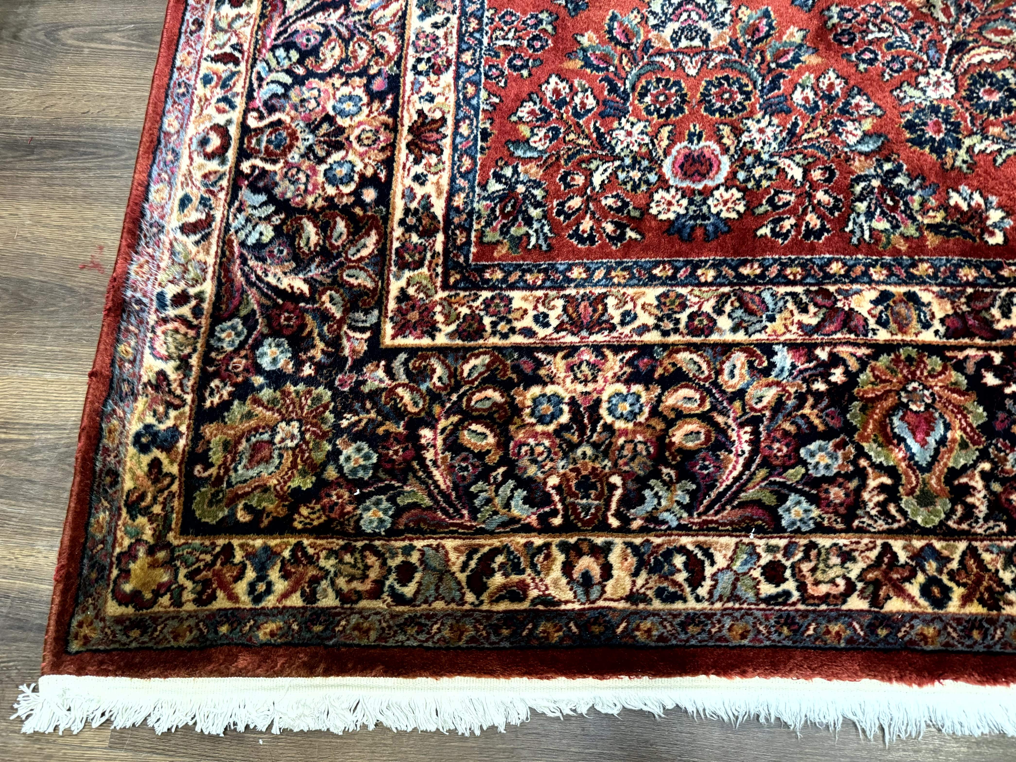 10x18 Karastan Sarouk Rug #785, Wool Large Palace Sized Vintage Karastan Carpet - Jewel Rugs