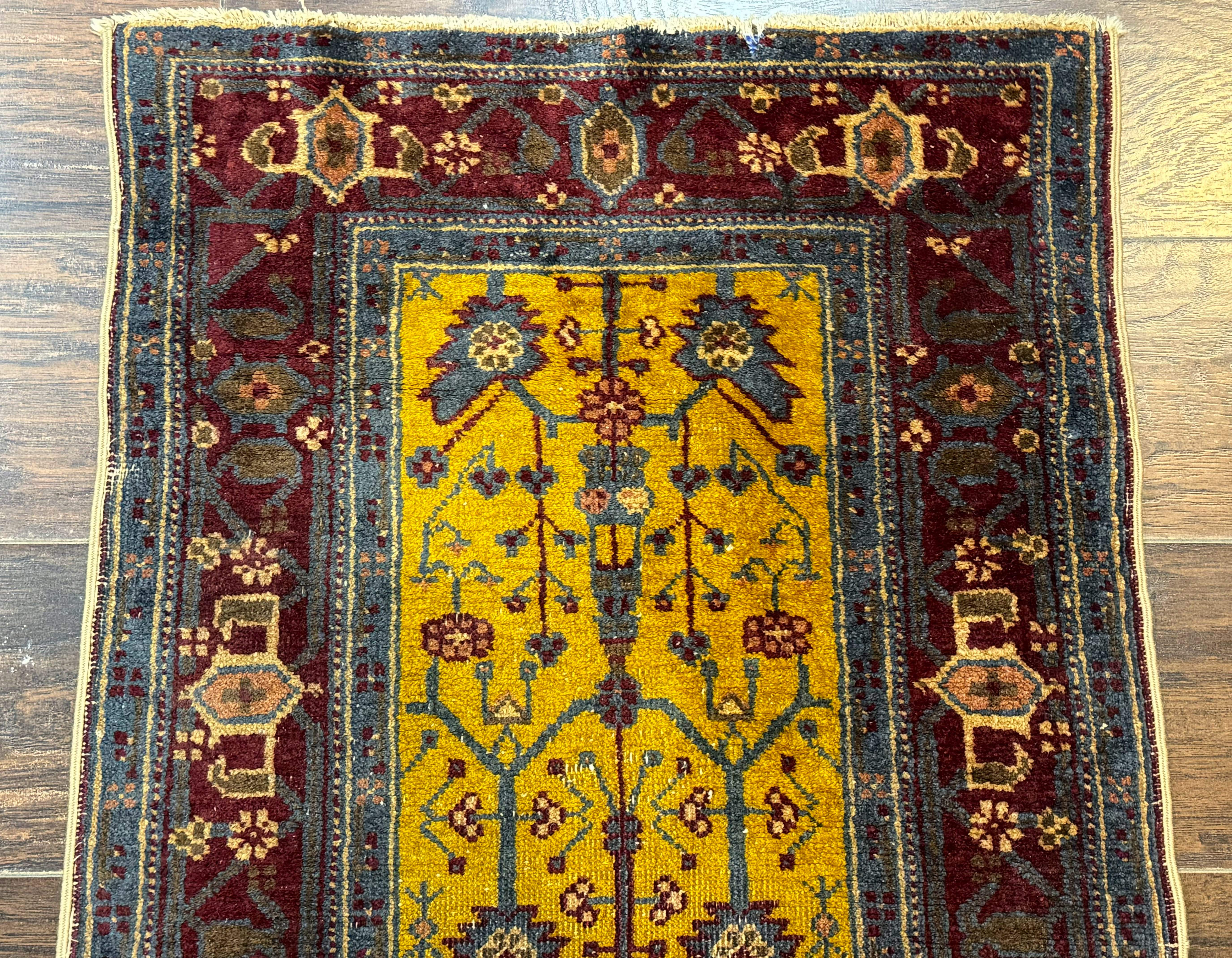 Indian Agra Rug 2x4 – Hand-Knotted Wool Antique Carpet - Jewel Rugs