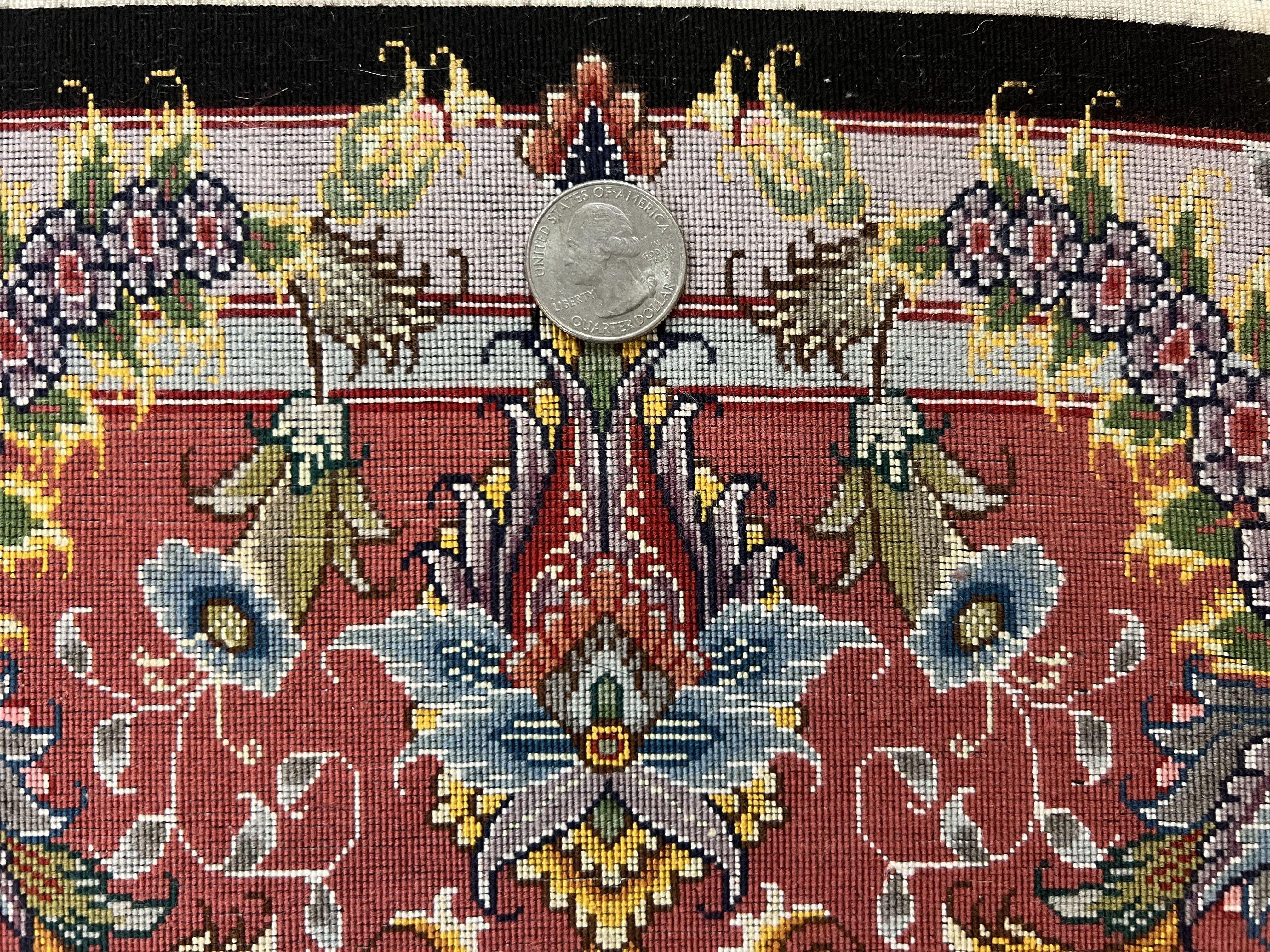 Stunning Persian Tabriz Rug 3.5 x 5, Super Fine, Kork Wool on Silk, Floral Medallion, 70 Raj, 650 KPSI, Signed Master Piece, Hand Knotted, Black - Jewel Rugs