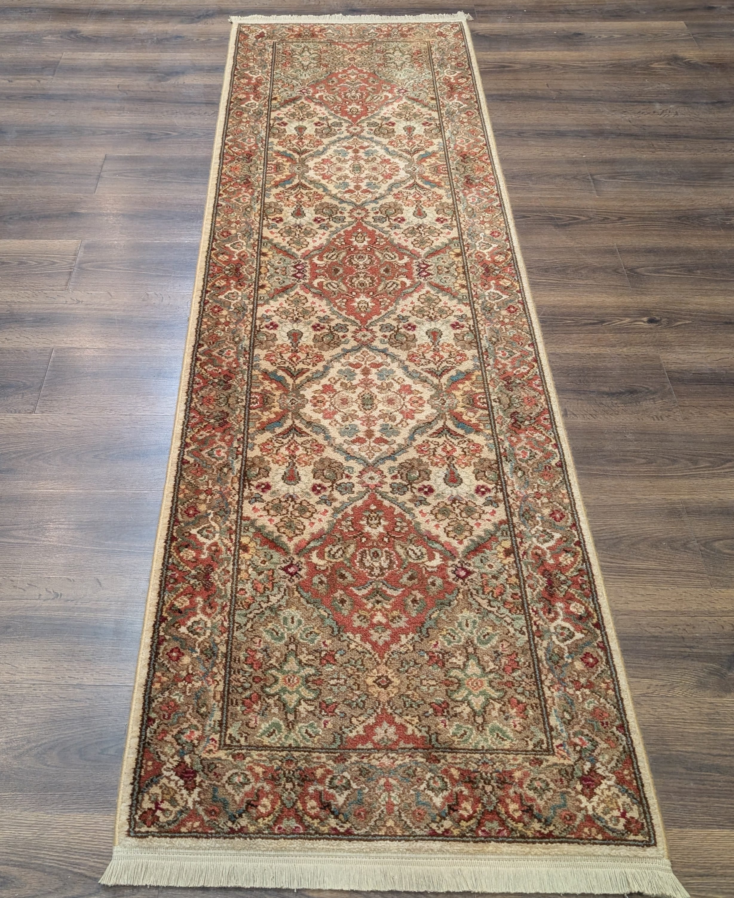 Karastan Runner Rug 2.6 x 8.6, Empress Kirman #700-719, Wool, Vintage - Jewel Rugs