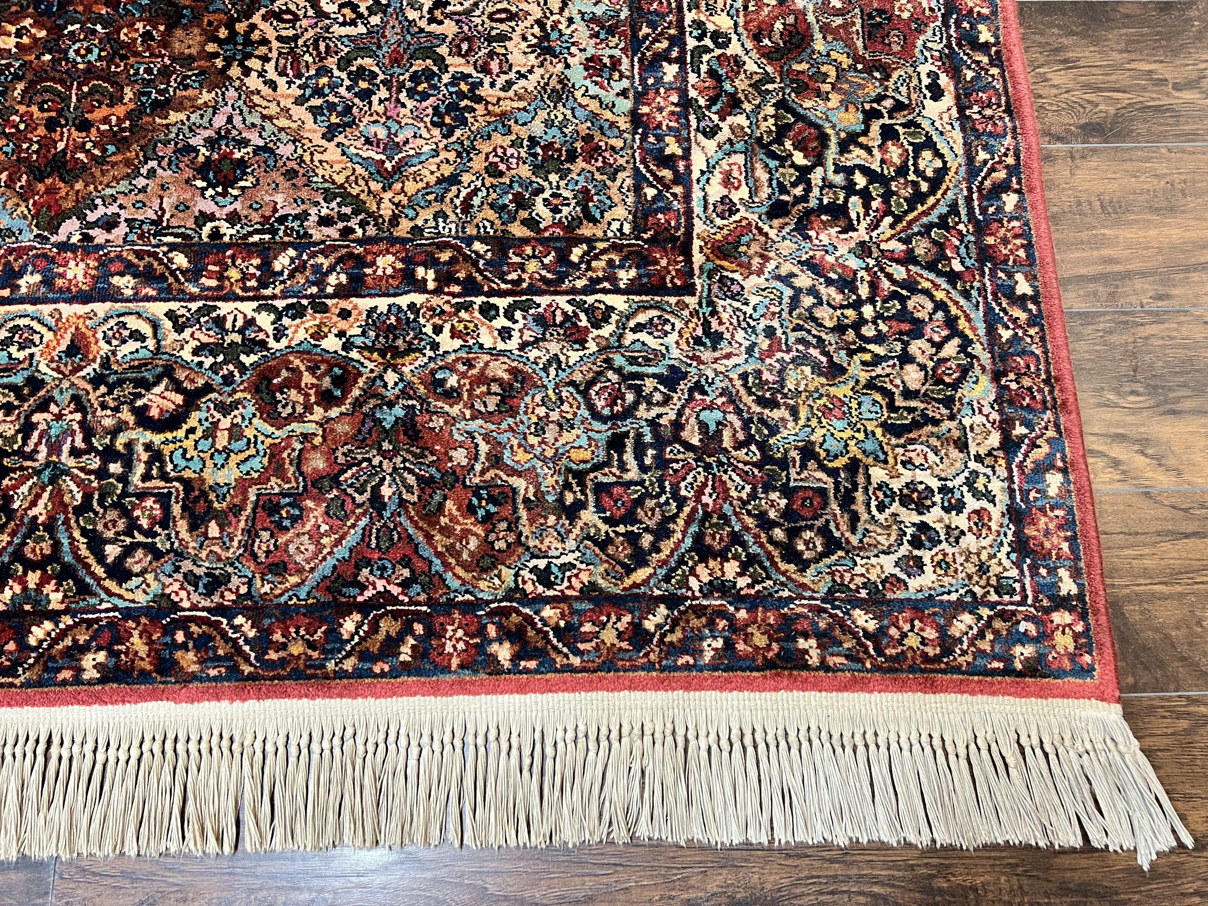Karastan Multicolor Panel Kirman Rug #717, Wool Karastan Rug 12 x 16, Extra Large Karastan Area Rug, Original Karastan Collection 700 Series - Jewel Rugs