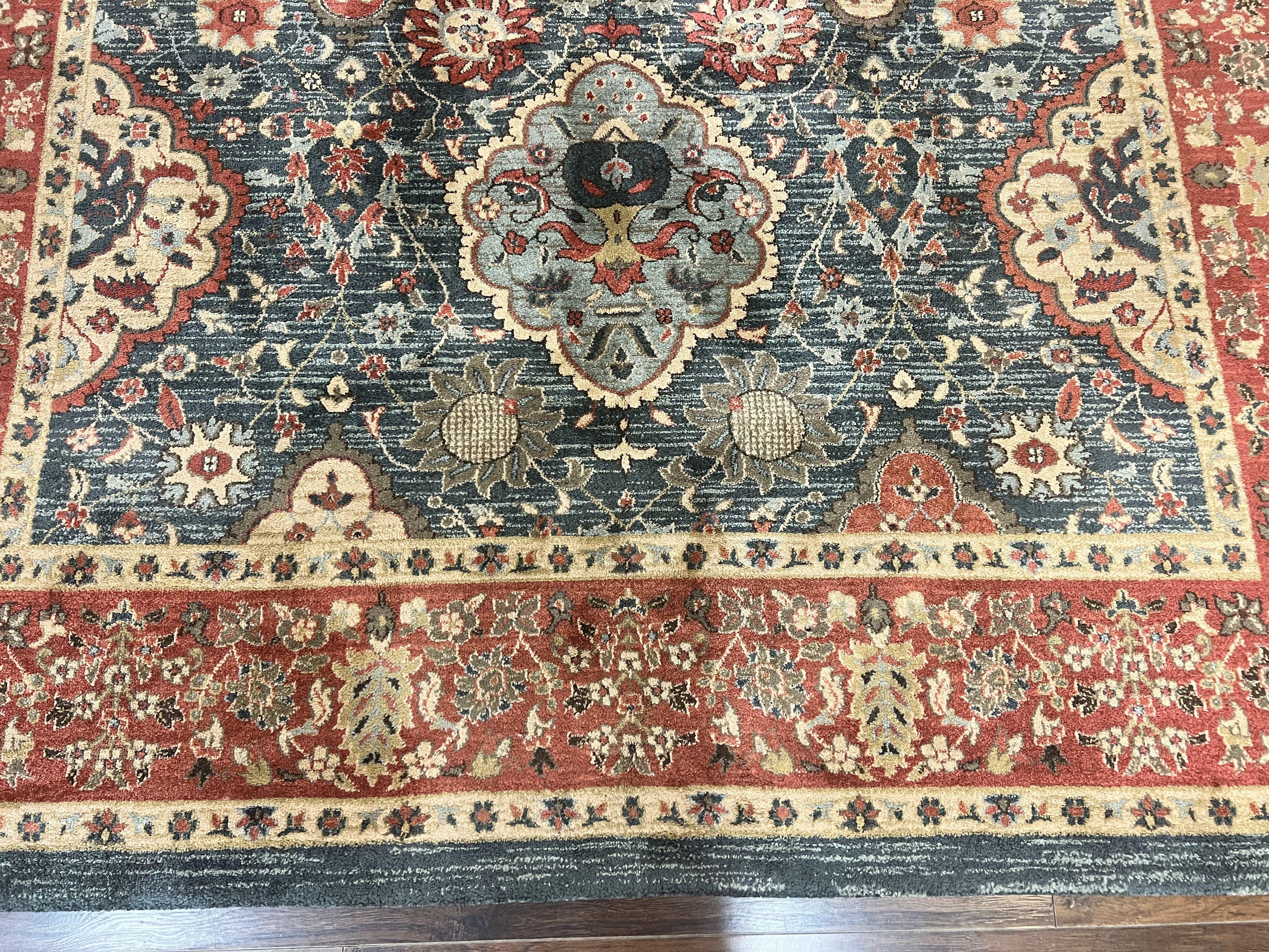Safavieh Rug 8x11, Mahal Persian Carpet, Navy Red - Jewel Rugs