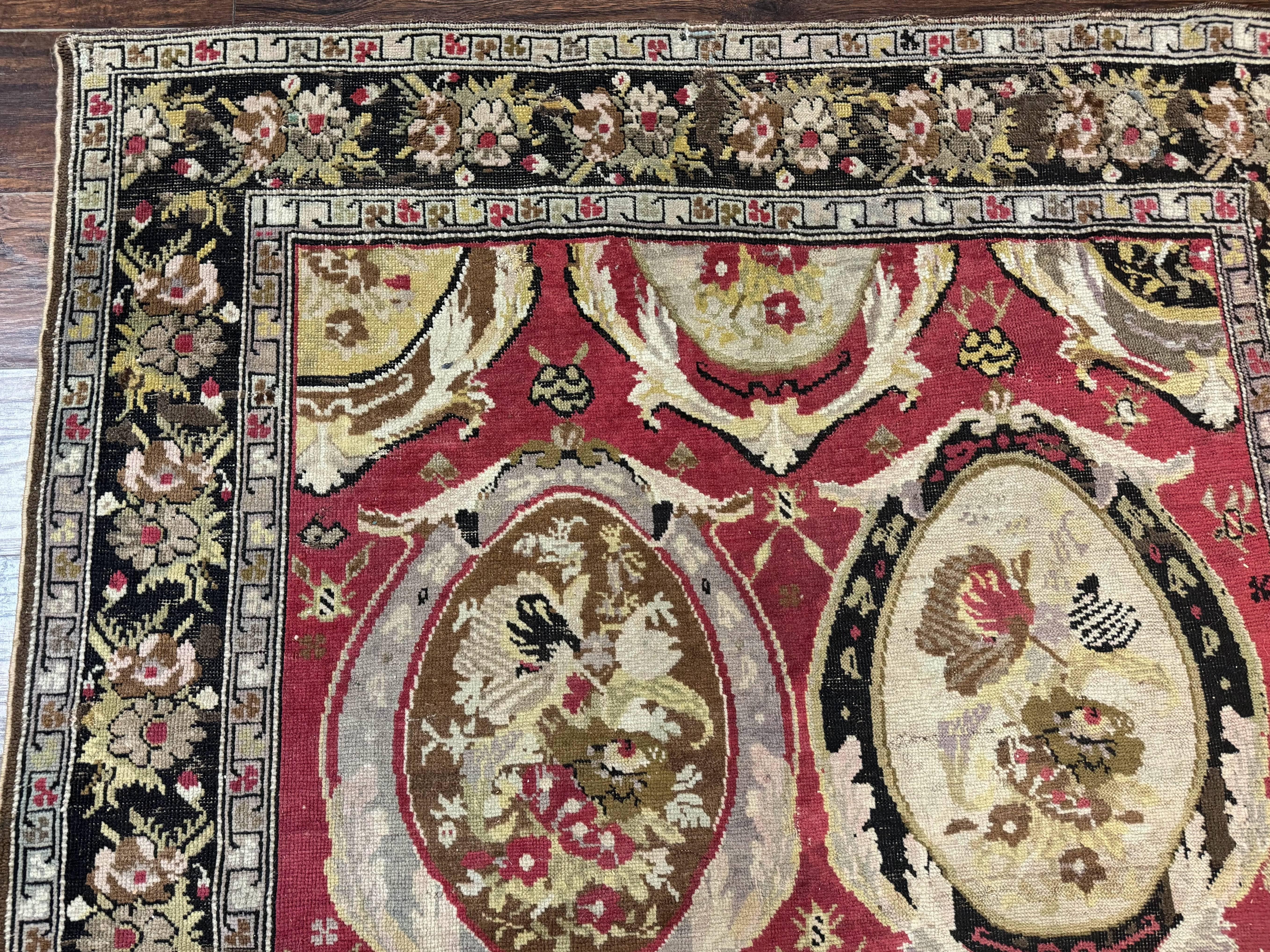 Antique Caucasian Karabakh Rug 5x10 - Jewel Rugs