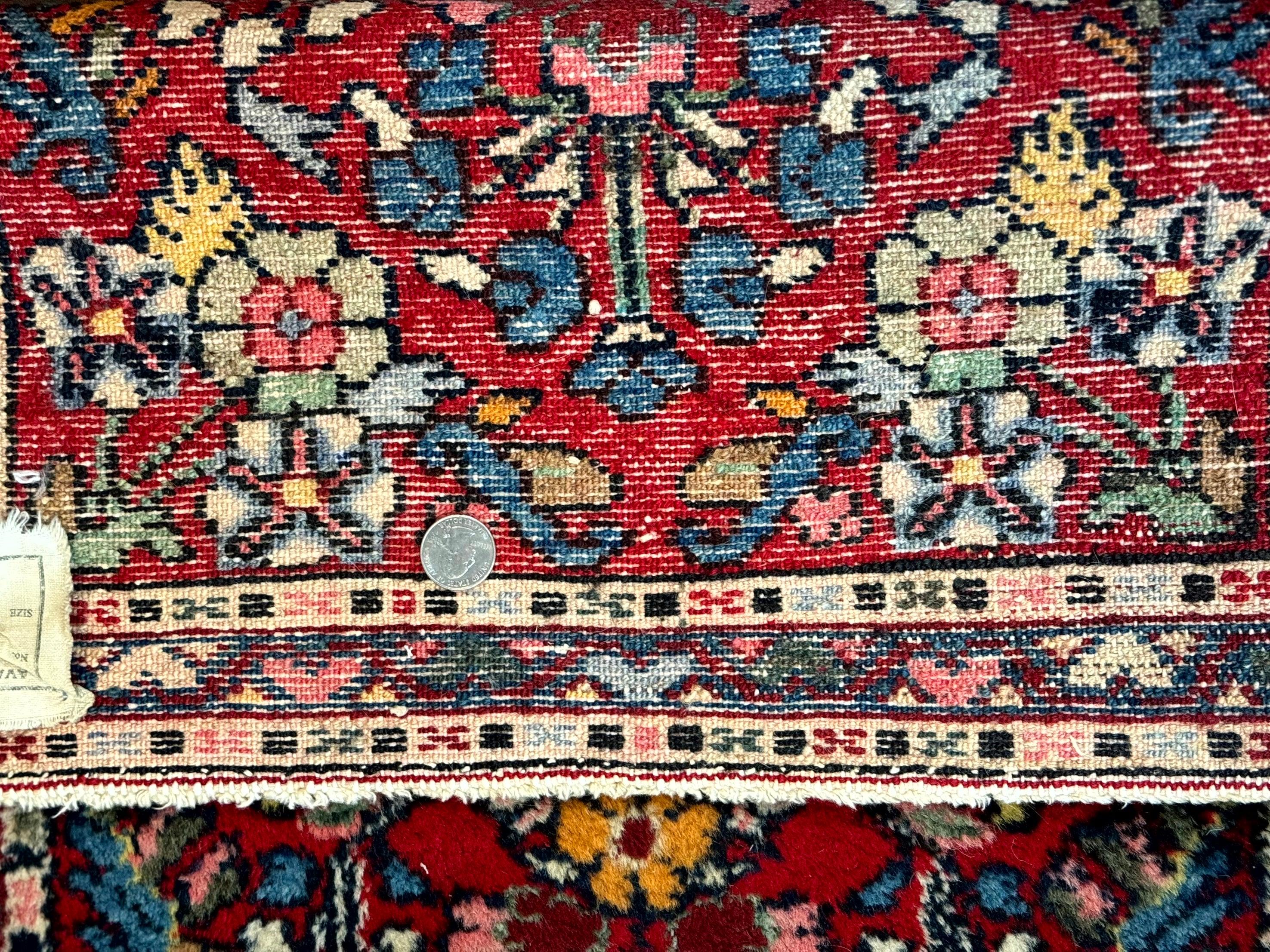 Small Persian Tribal Rug 2x3, Red Colorful Small Hamadan Carpet, Antique Persian Rug - Jewel Rugs