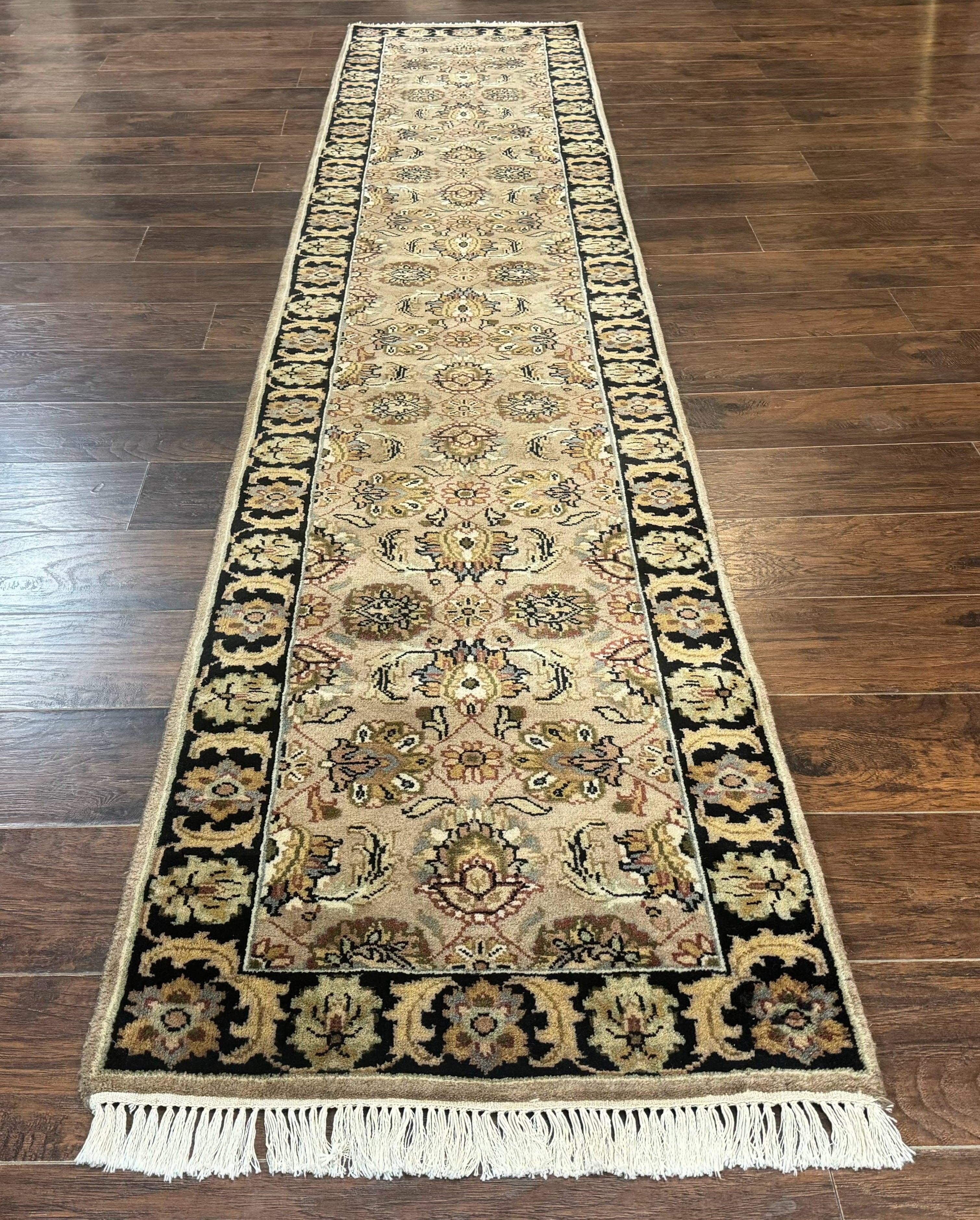 Indo Mahal Runner Rug 2.5 x 12, Traditional Wool Runner for Hallway or Kitchen, Vintage - Jewel Rugs