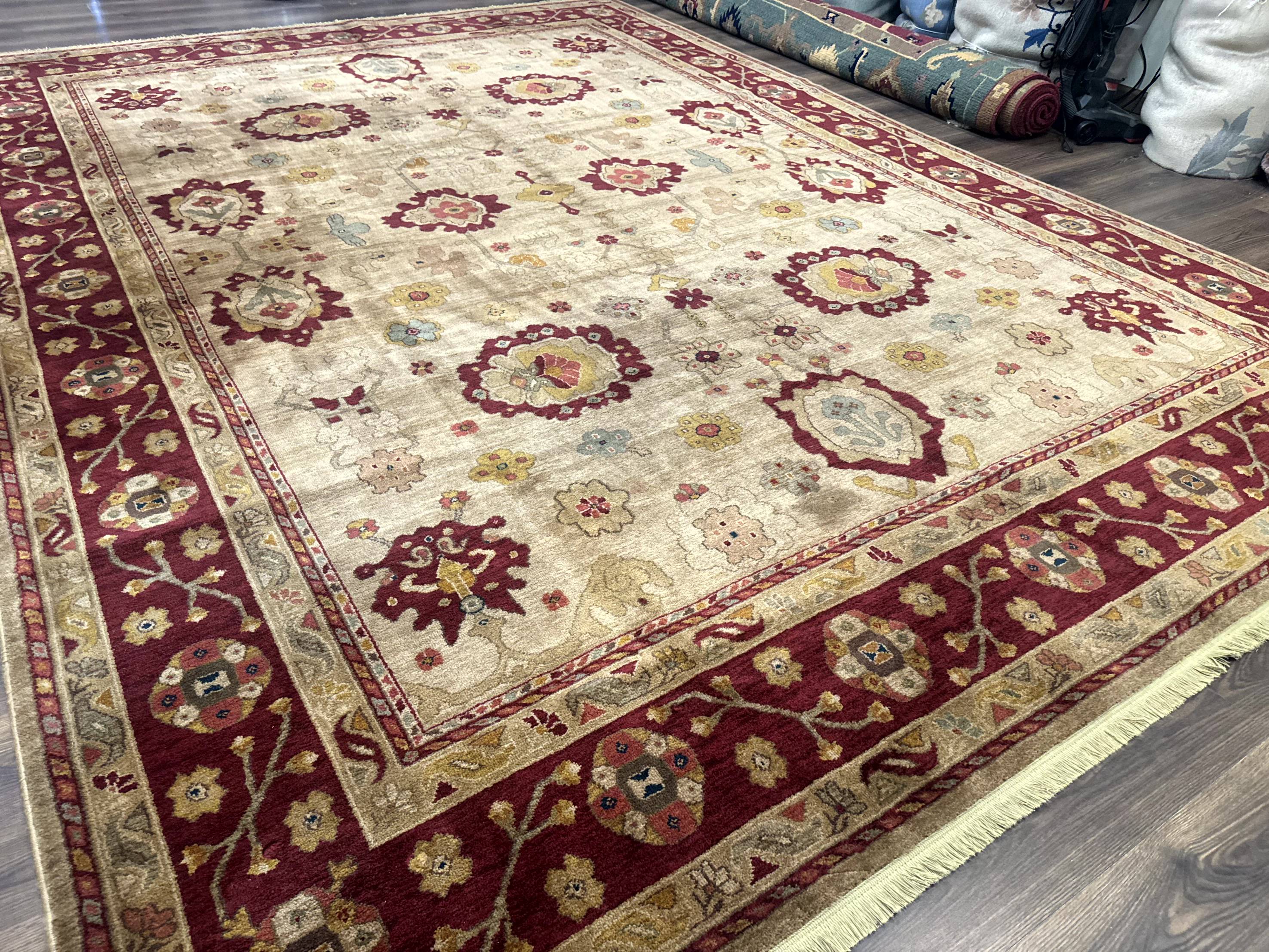 Karastan Rug 10x14, Antique Legends Oushak 2200-203, Vintage, Wool Pile - Jewel Rugs
