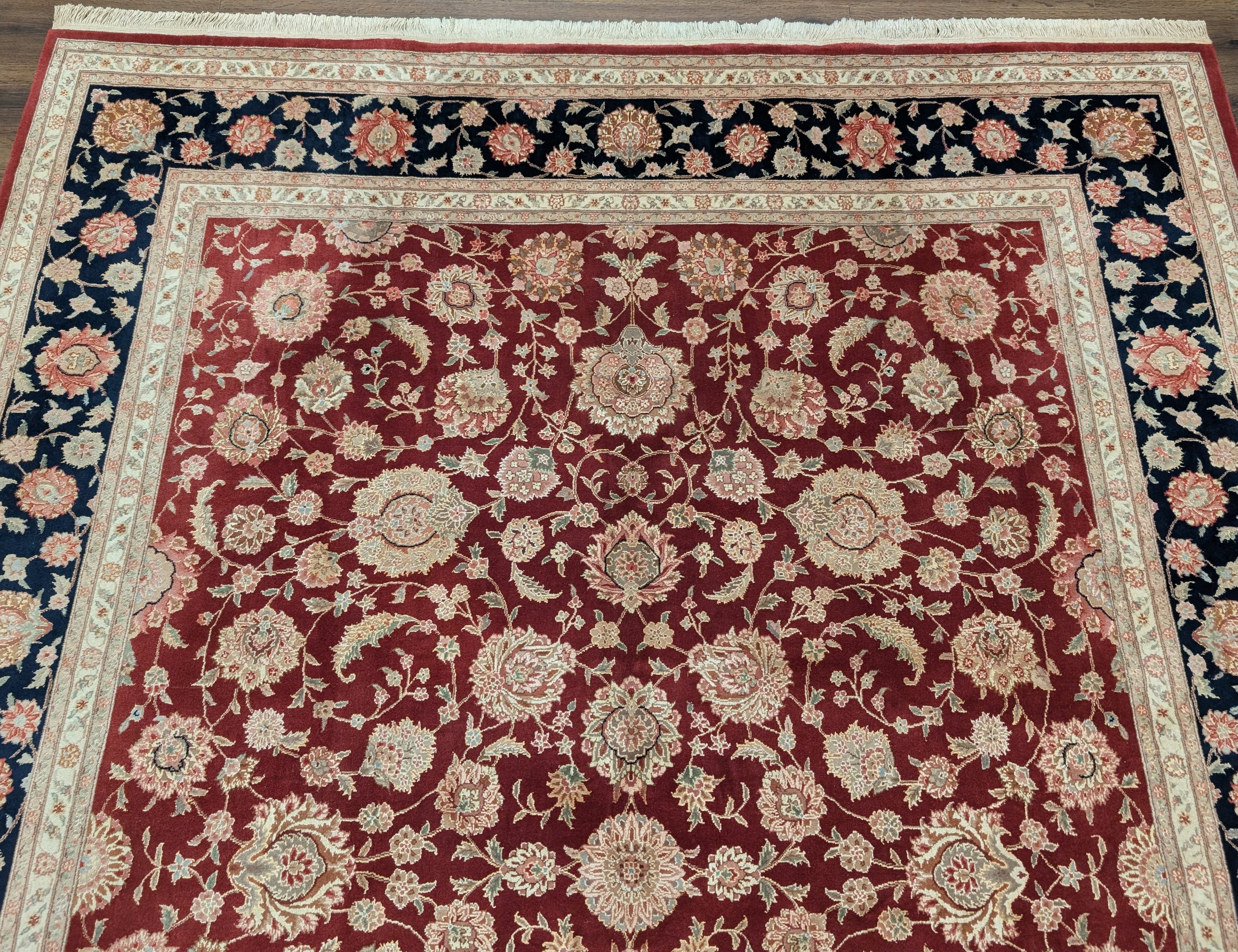 Pak Persian Rug 8x10, Allover Design, Hand-Knotted Wool Carpet, 200 KPSI - Jewel Rugs