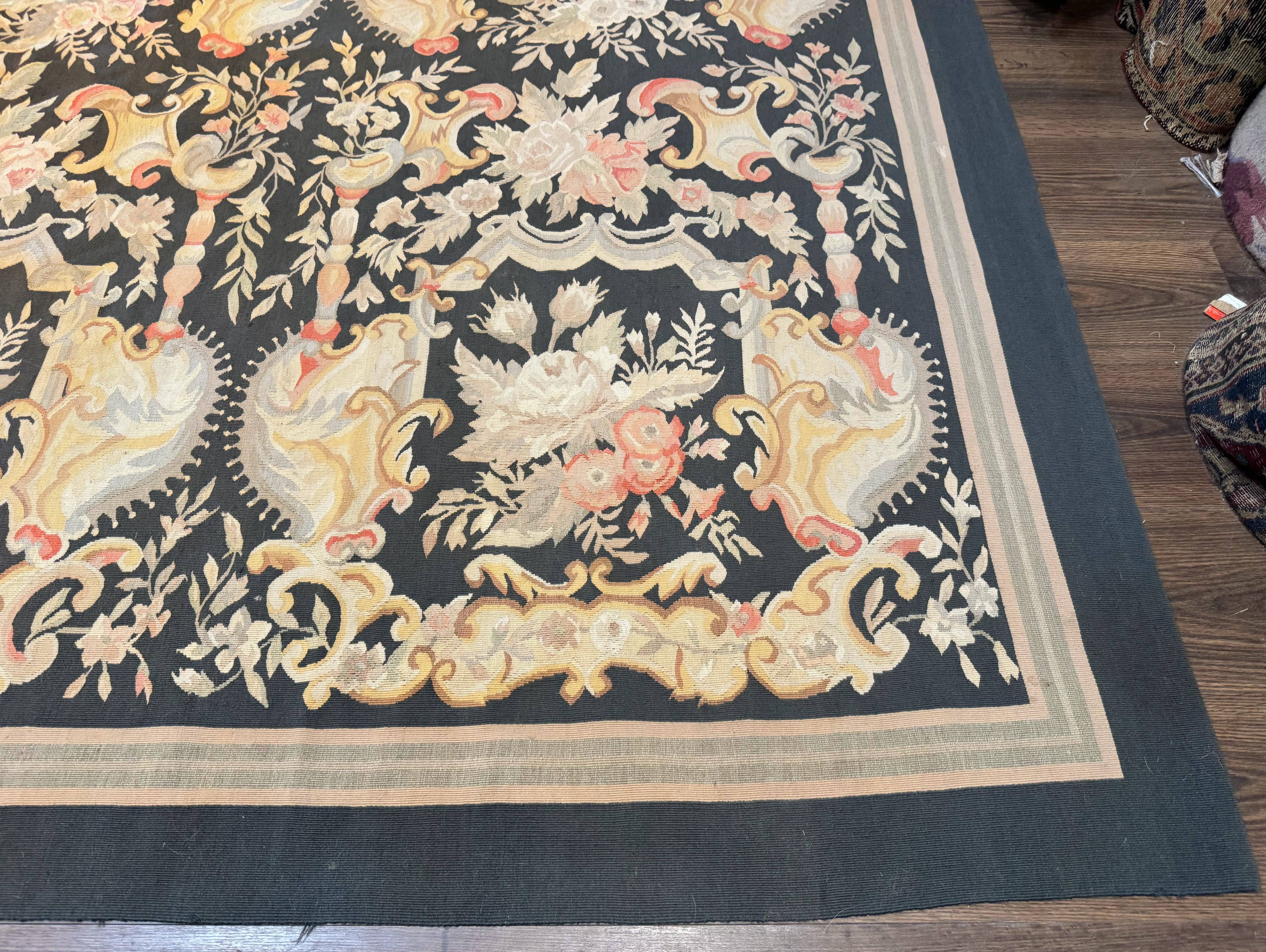 Palace Size Aubusson Rug 12x18 - Jewel Rugs