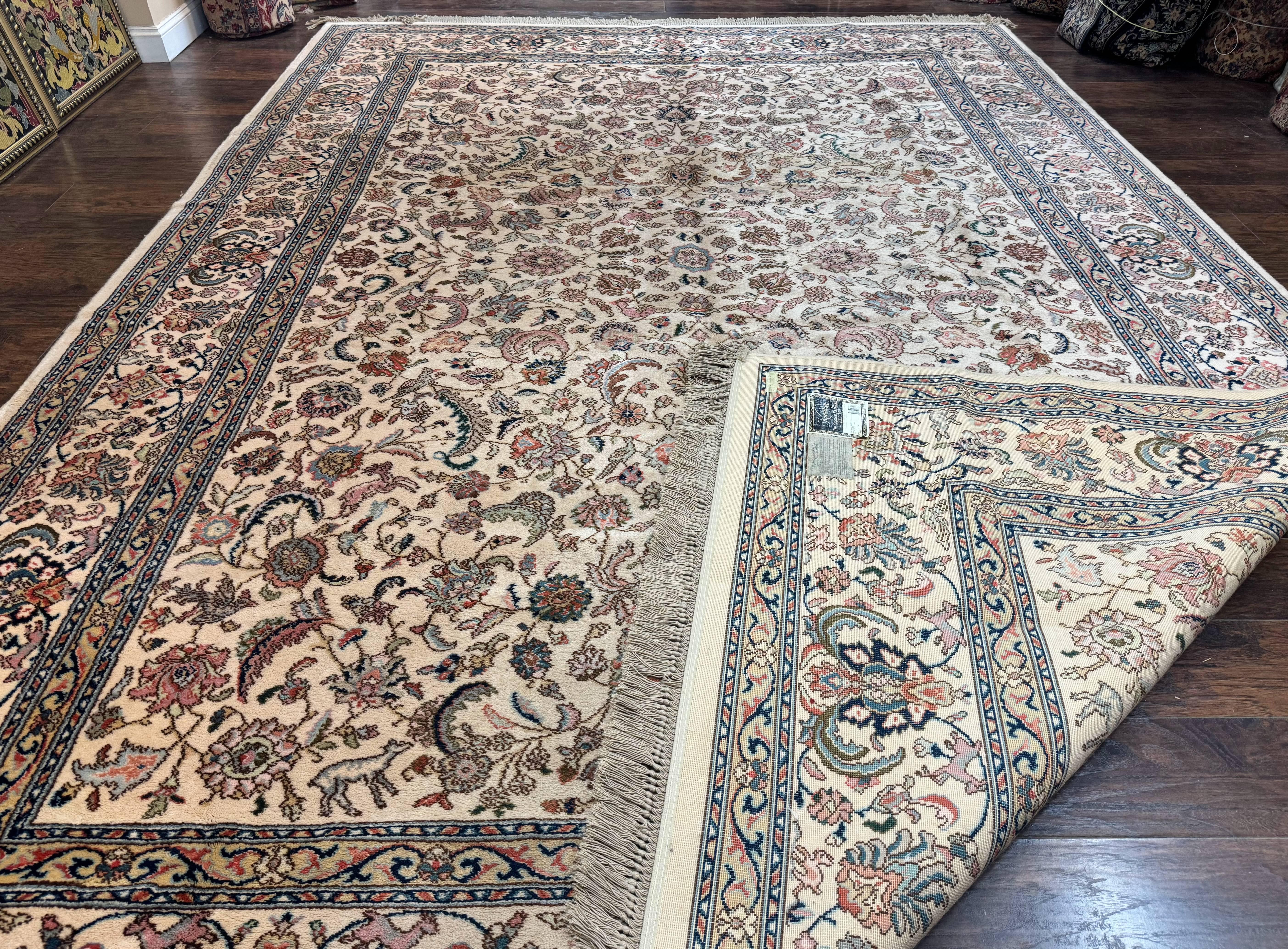 Karastan Rug 10x14 Tabriz Design #738, Original Collection 700 Series, Vintage Karastan Wool Carpet, Large Karastan Area Rug - Jewel Rugs