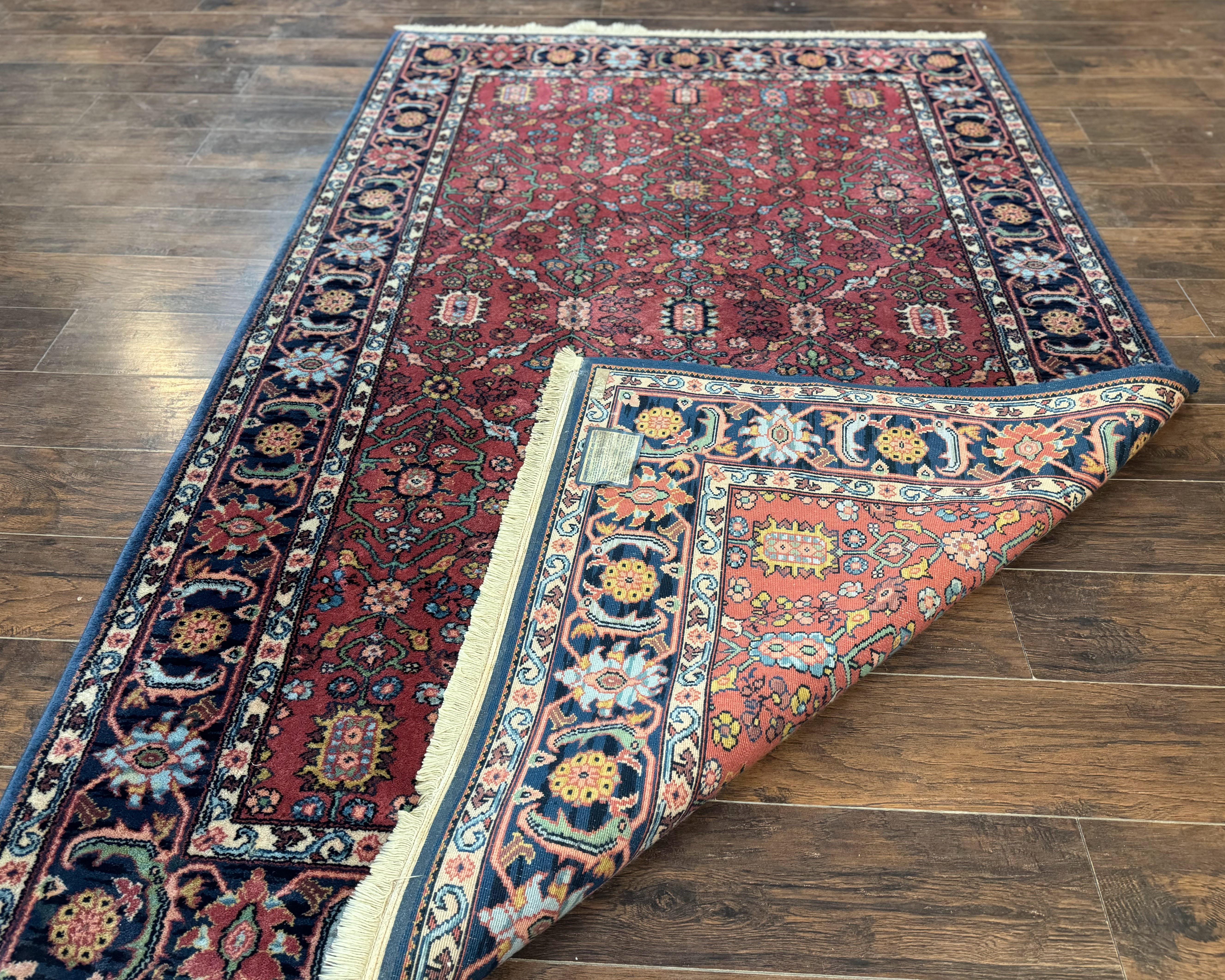 Karastan Rug 5.9 x 9 Serapi #729, Wool Karastan Carpet, Original 700 Series, Red, Discontinued, 6x9 Vintage Karastan Area Rug, Rare - Jewel Rugs