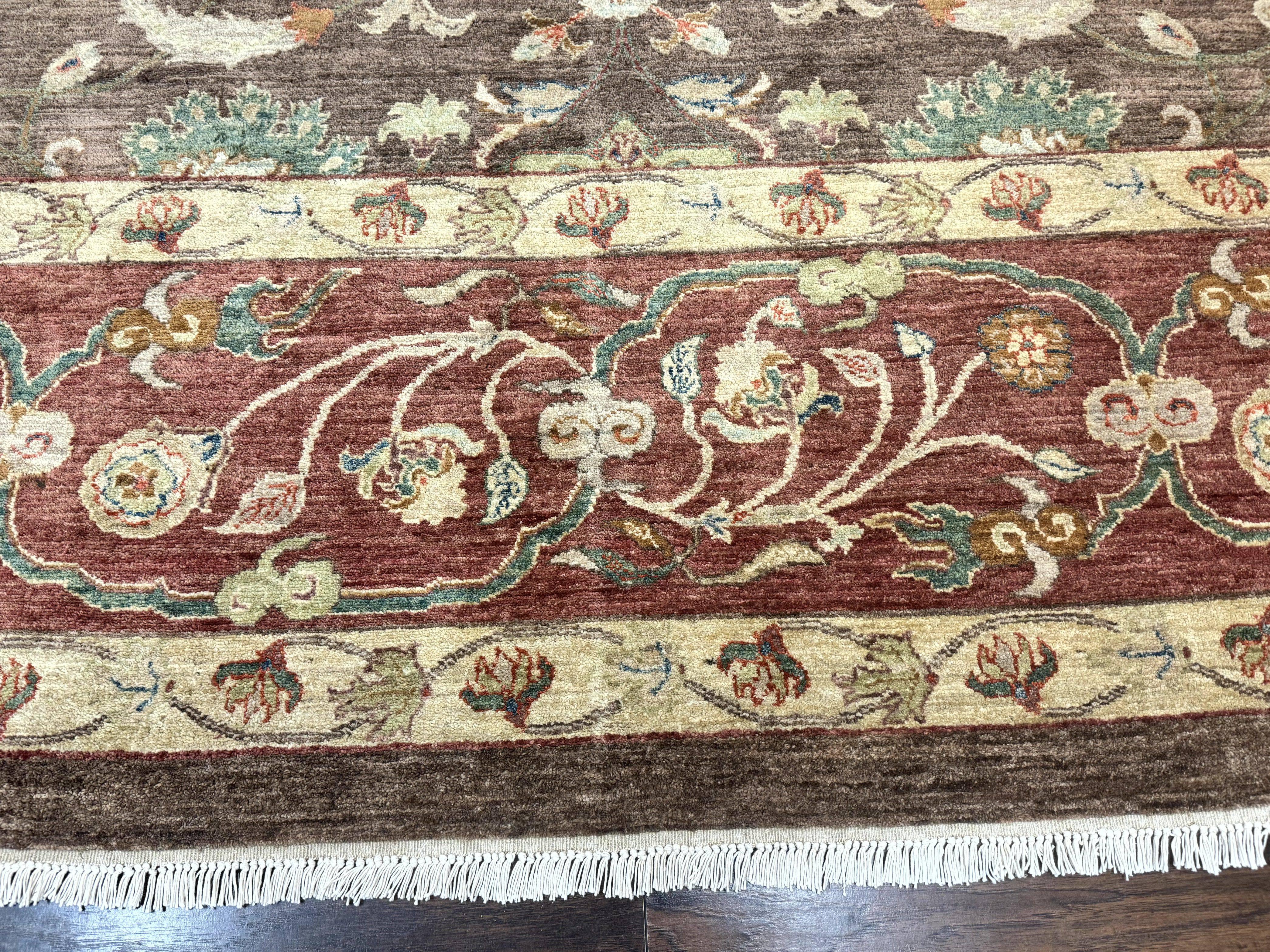Peshawar Rug 10x15, Pak Persian Sultanabad Rug, VIntage Wool Floral Handmade Carpet, Pakistani Rug - Jewel Rugs