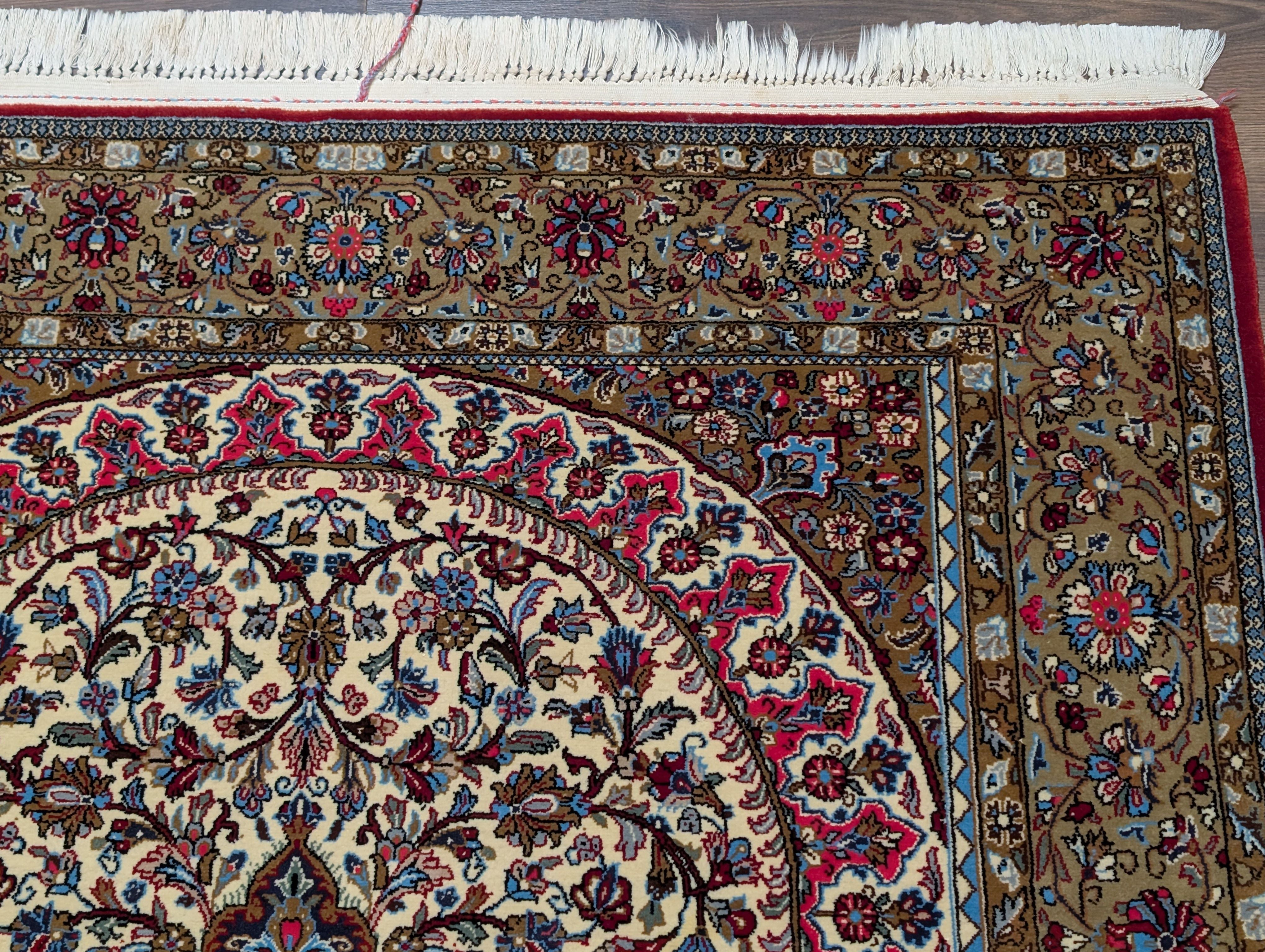 Persian Qum Rug 5x7, Fine 290 KPSI, Hand Knotted, Pair A - Jewel Rugs