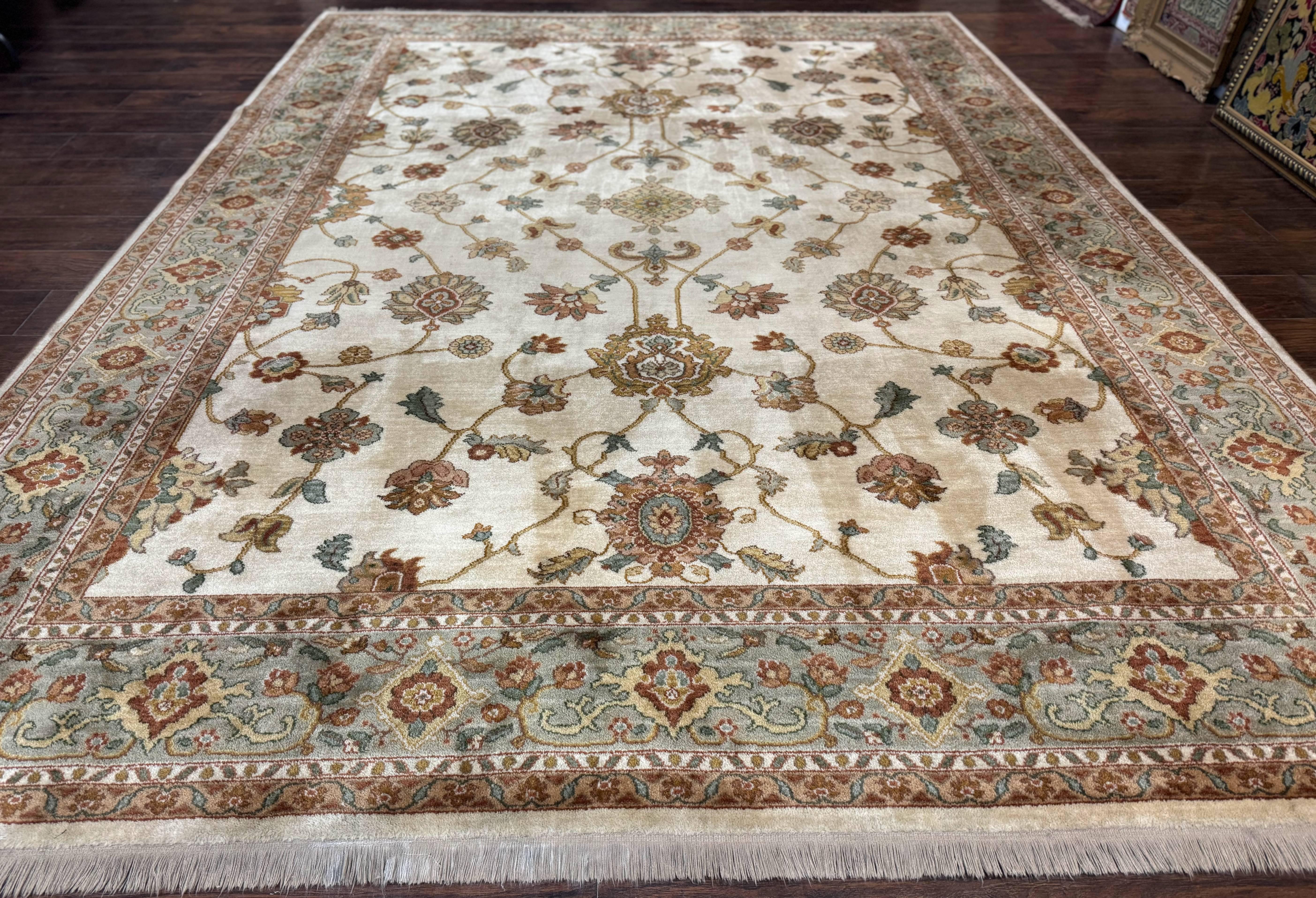 Karastan Rug 8.8 x 12, Ashara Sultanabad Rug #549, Vintage, Wool Pile - Jewel Rugs