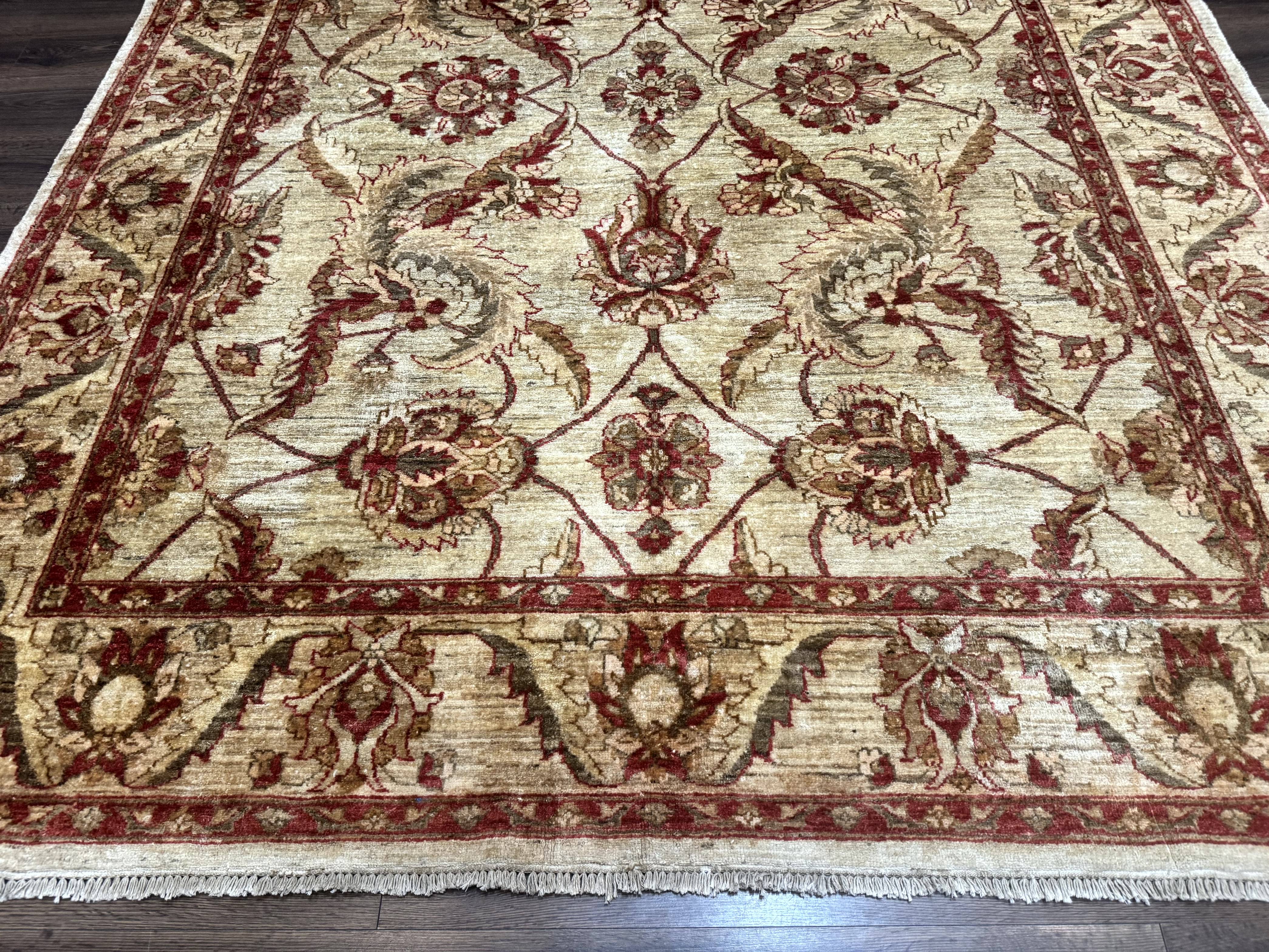 Indian Mahal Rug 7x9, Traditional Wool Carpet - Jewel Rugs