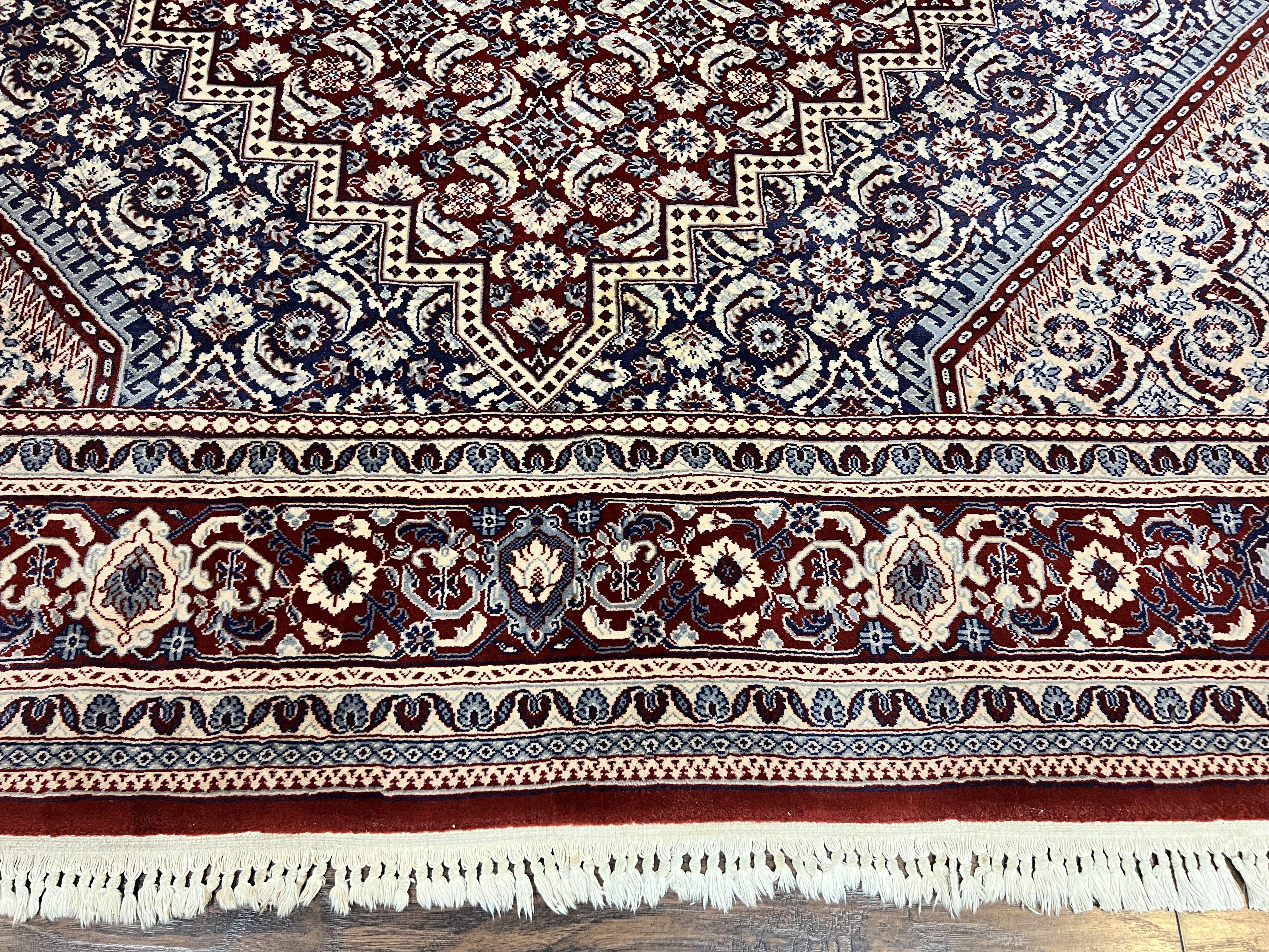 Karastan Rug 8x10, Kara Shah Red Bidjar, Belgium Power Loomed Rug, Wool Pile Karastan Rug, Vintage - Jewel Rugs