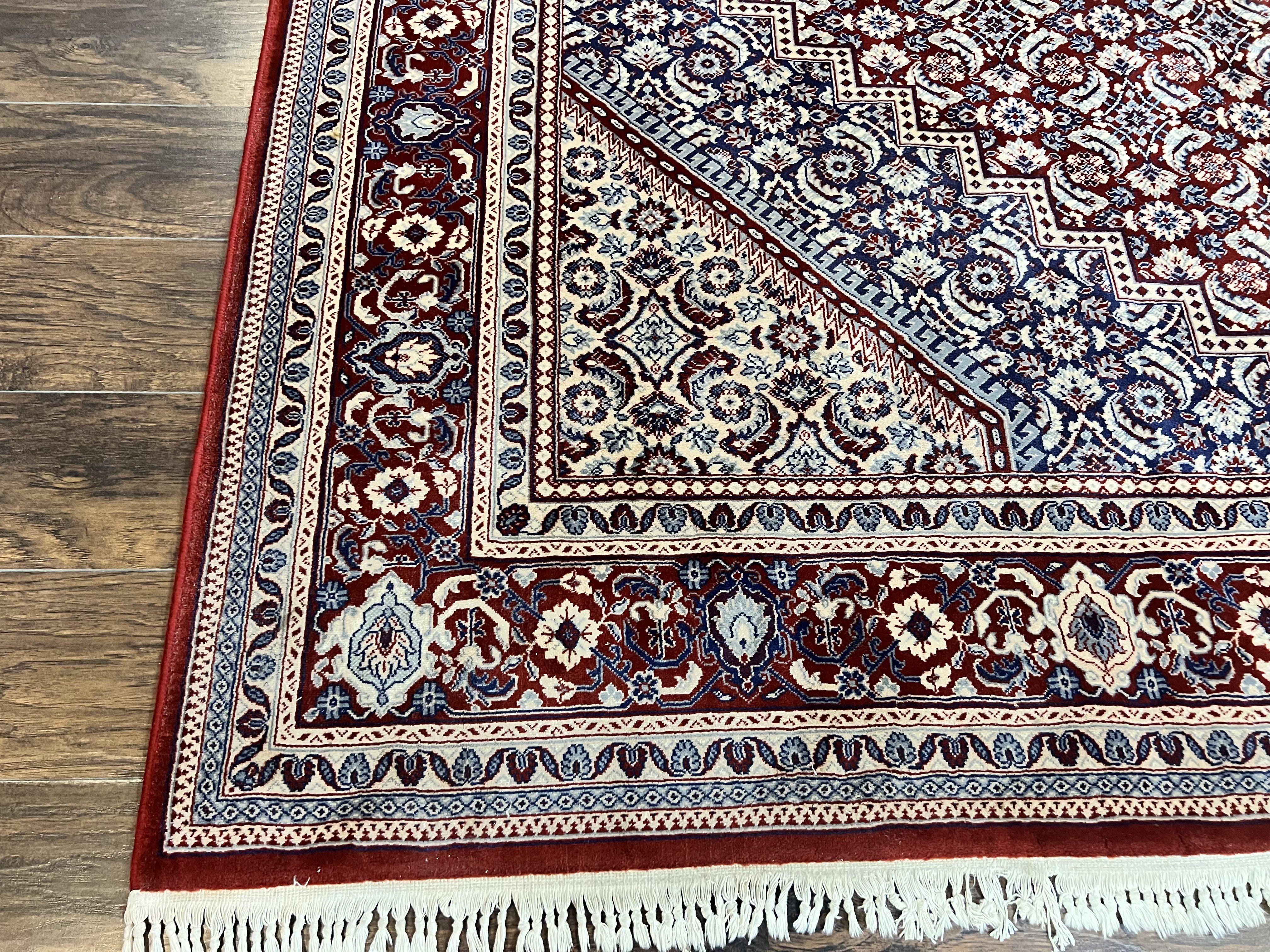 Karastan Rug 8x10, Kara Shah Red Bidjar, Belgium Power Loomed Rug, Wool Pile Karastan Rug, Vintage - Jewel Rugs