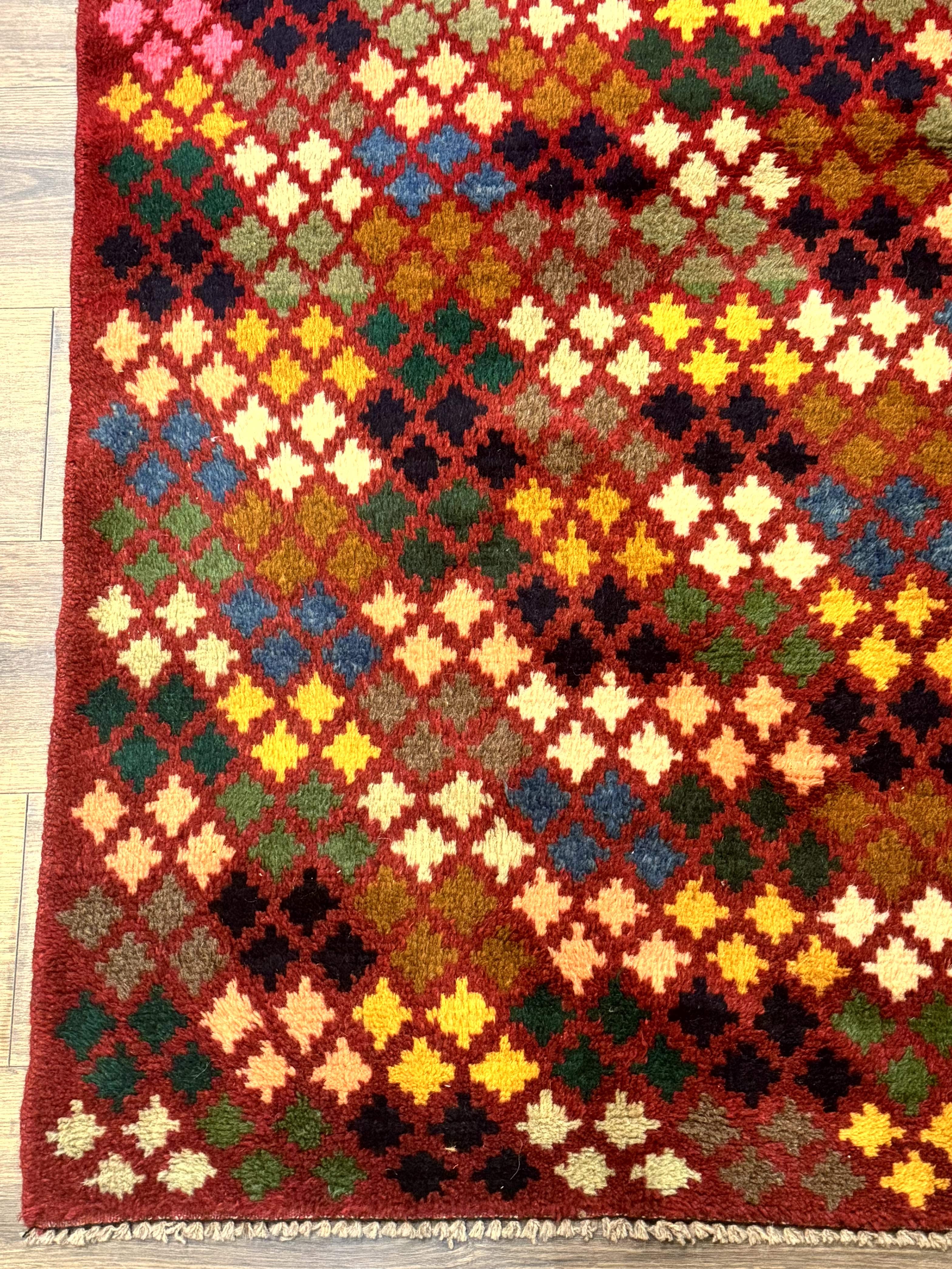 Afghan Balouch Rug 3x5, Multicolor - Jewel Rugs