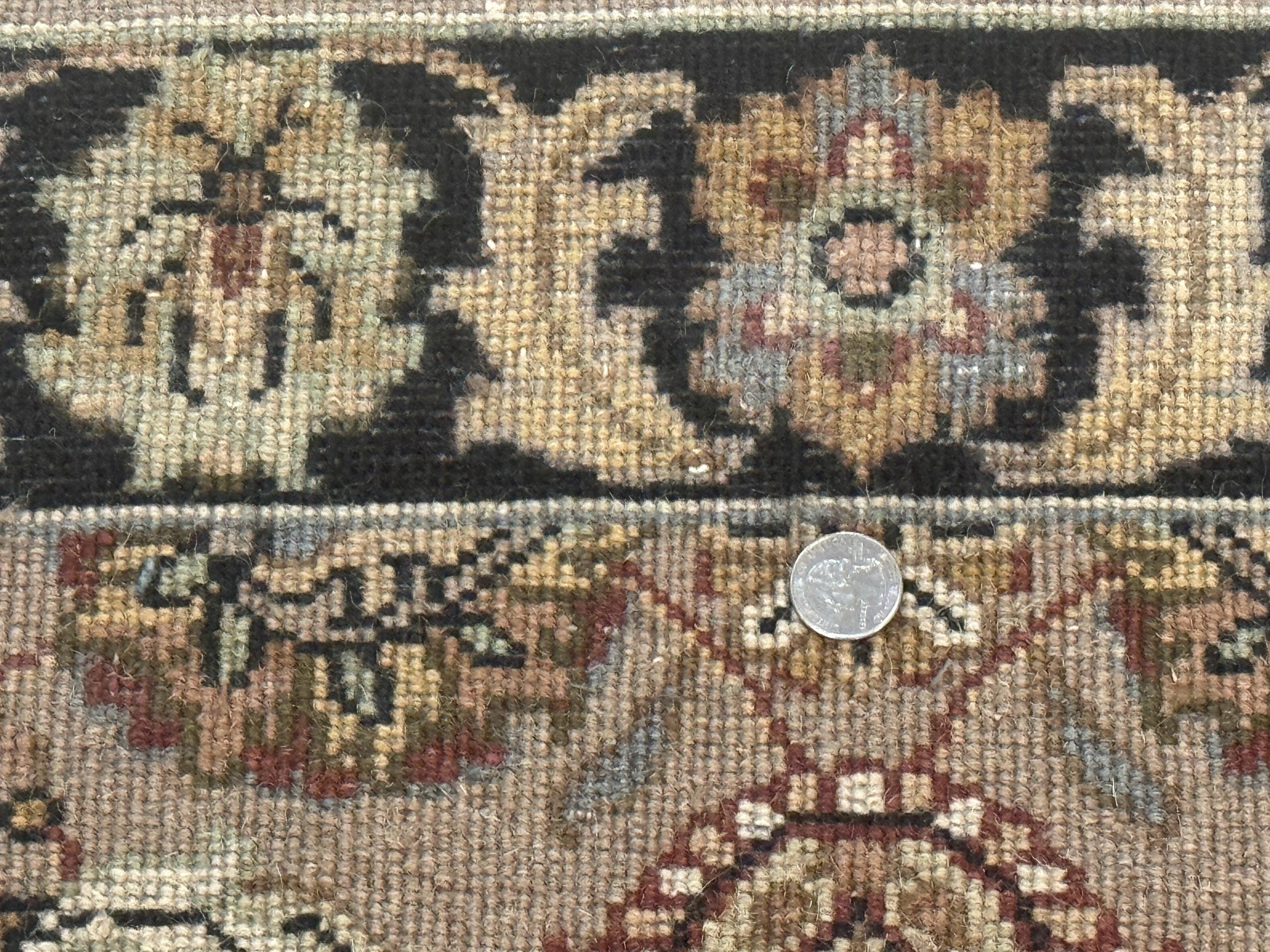 Indo Mahal Runner Rug 2.5 x 12, Traditional Wool Runner for Hallway or Kitchen, Vintage - Jewel Rugs