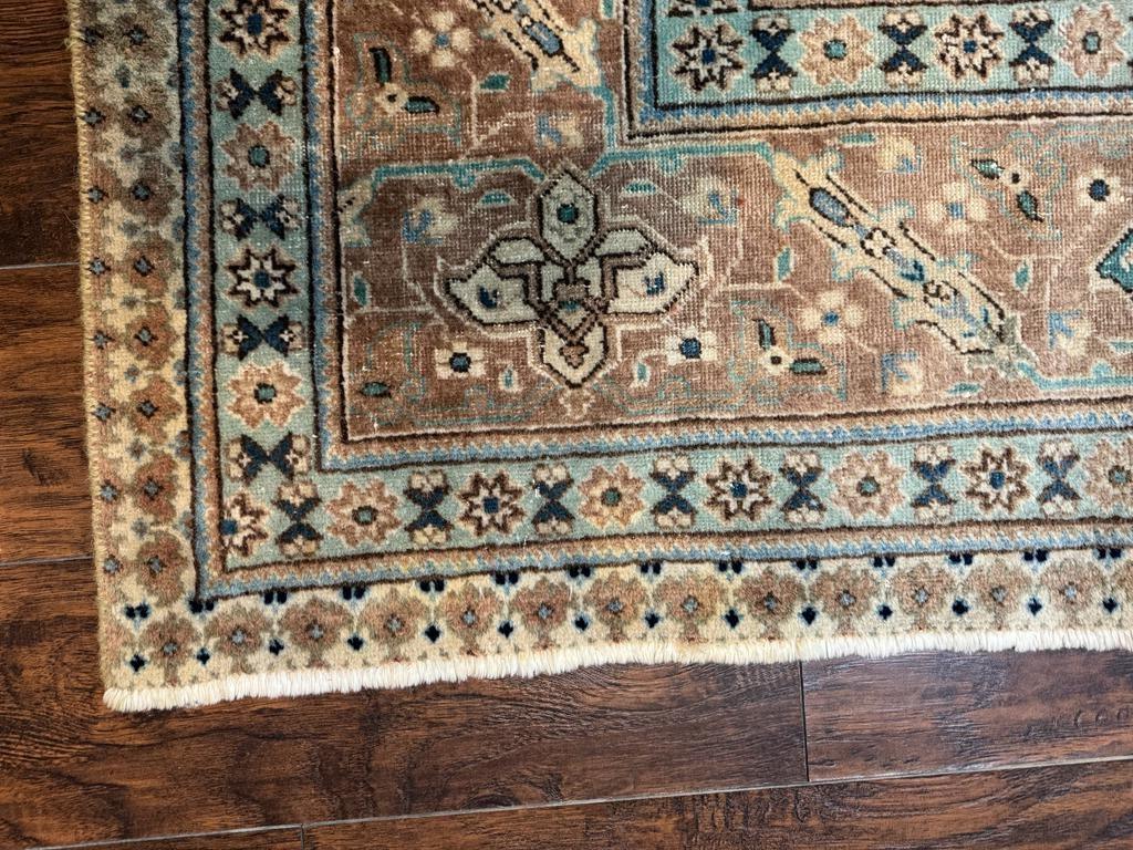 Antique Persian Tabriz Rug 8x11, Unique Colors and Design - Jewel Rugs