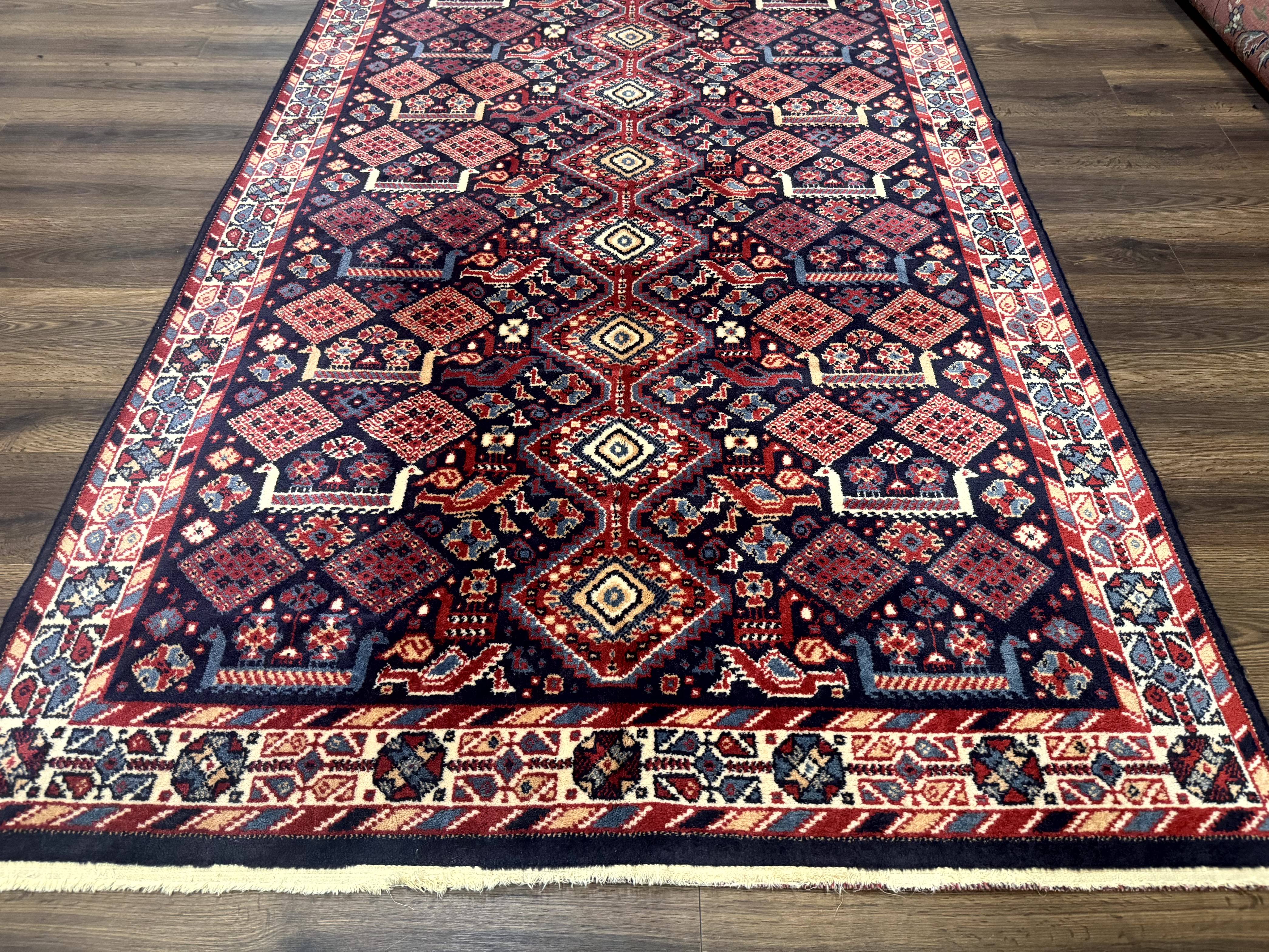 Karastan Rug 5x8, Yuruk Collection #530, Geometric Tribal Wool Pile Vintage Carpet - Jewel Rugs