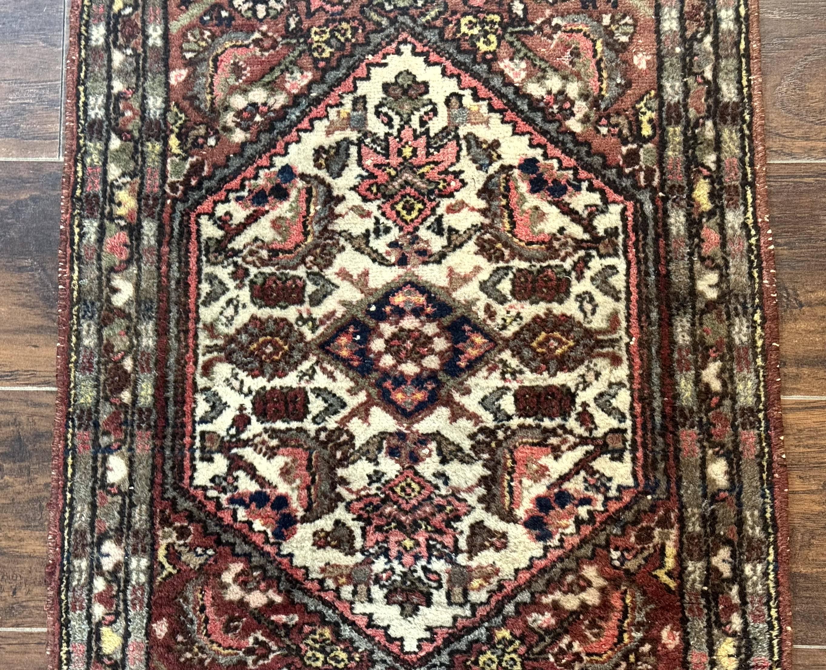 Small Persian Rug 2 x 2.5, Antique Tribal Rug, 1920s Persian Carpet, Wool Handmade - Jewel Rugs
