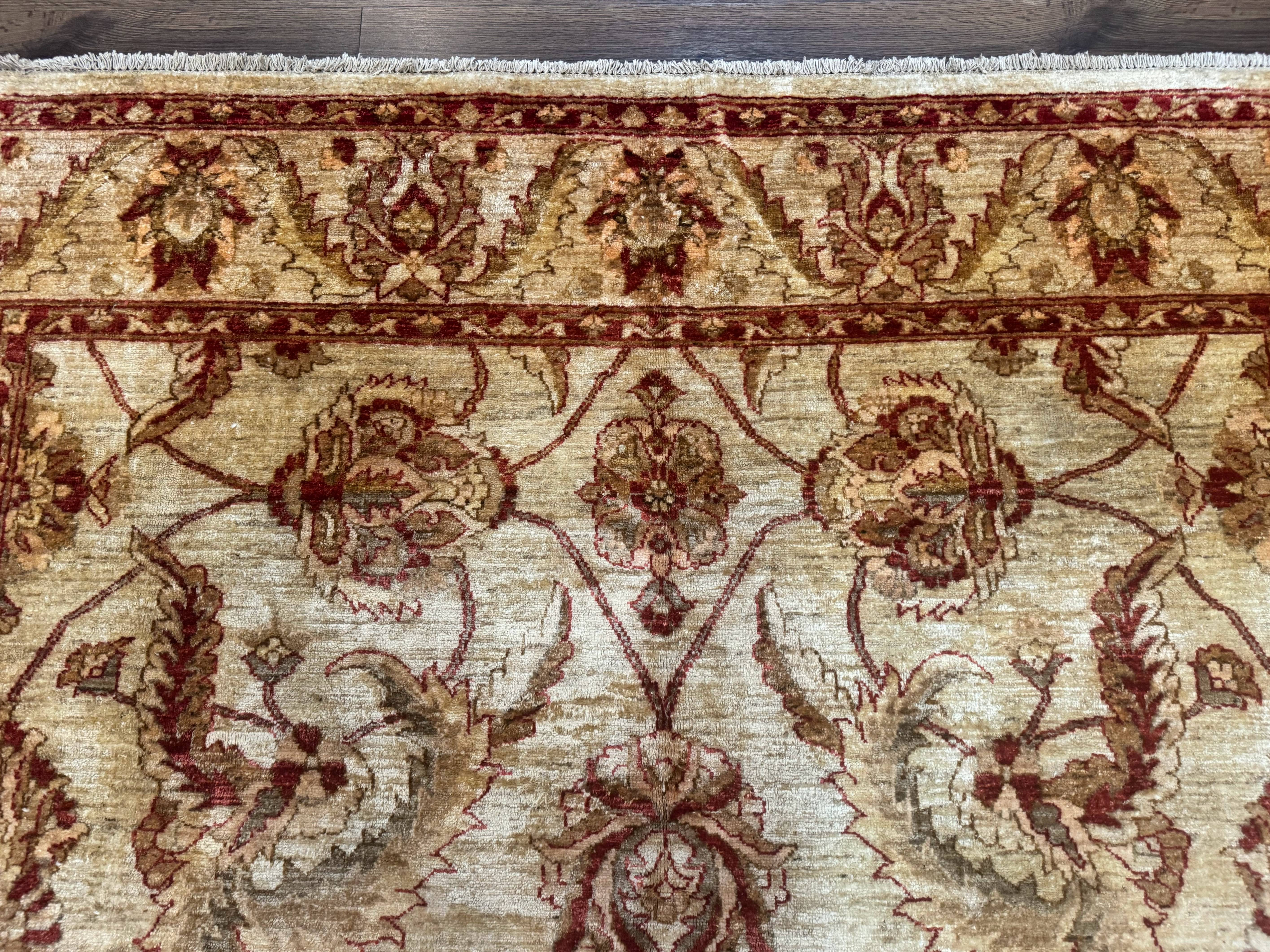 Indian Mahal Rug 7x9, Traditional Wool Carpet - Jewel Rugs