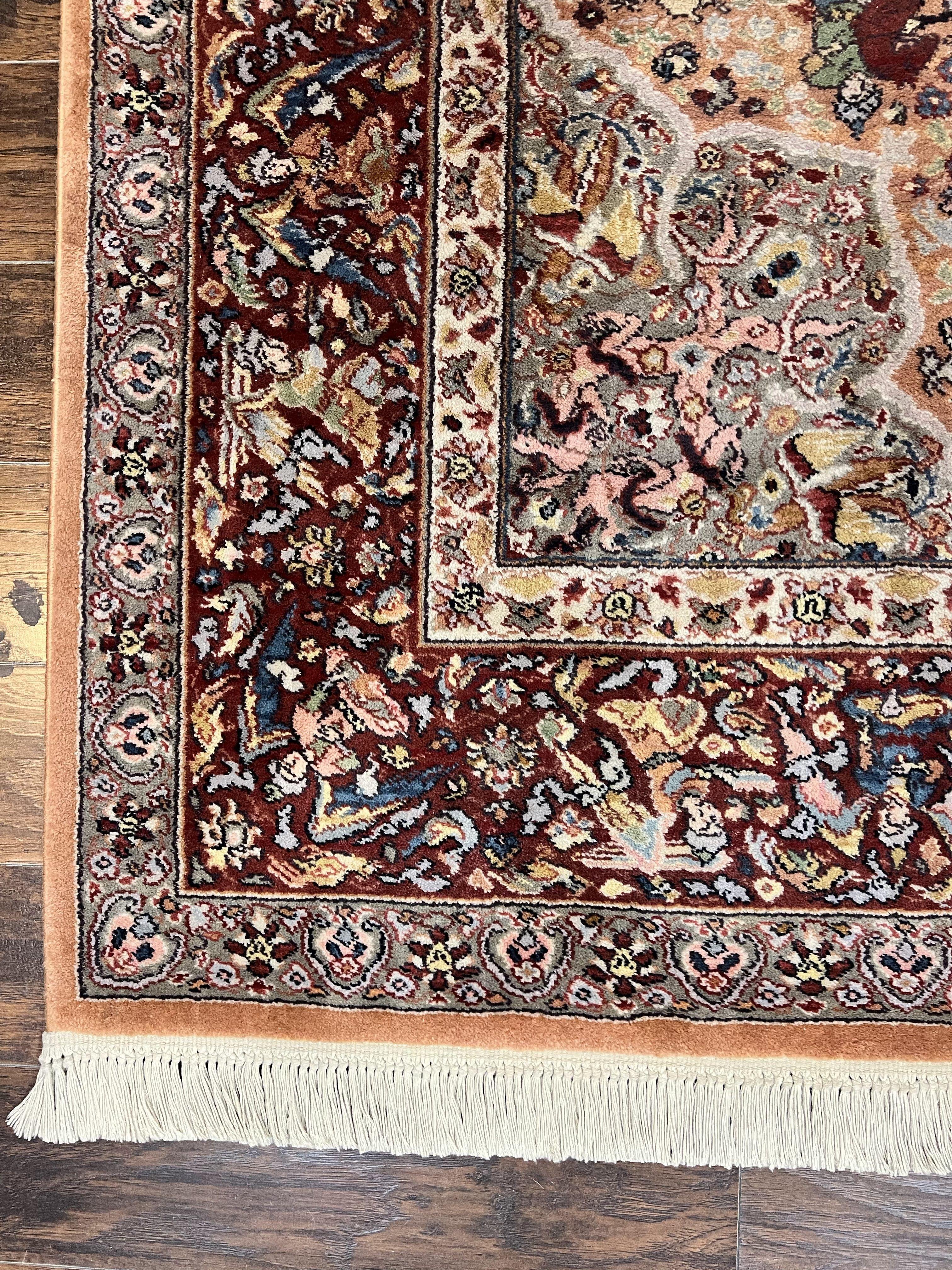 Karastan Rug 8.8 x 12 Persian Hunting Rug #723, Wool Pile Karastan Area Rug, Discontinued Original 700 Series Karastan Carpet, Room Sized - Jewel Rugs