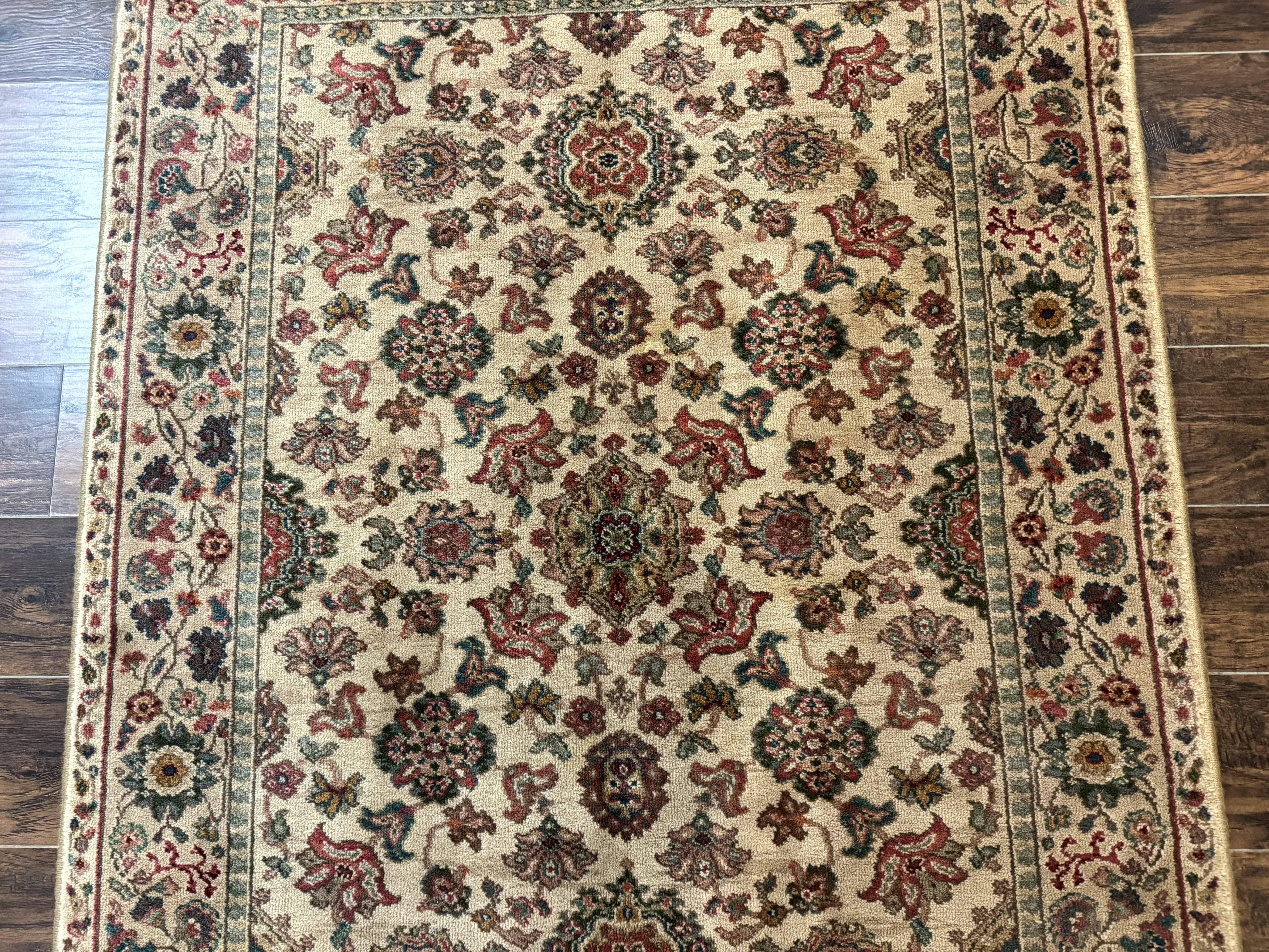 Karastan Rug 4x6, Samovar Teawash Feraghan Sarouk #900-906, Vintage Wool Pile Discontinued Karastan Area Rug Carpet - Jewel Rugs